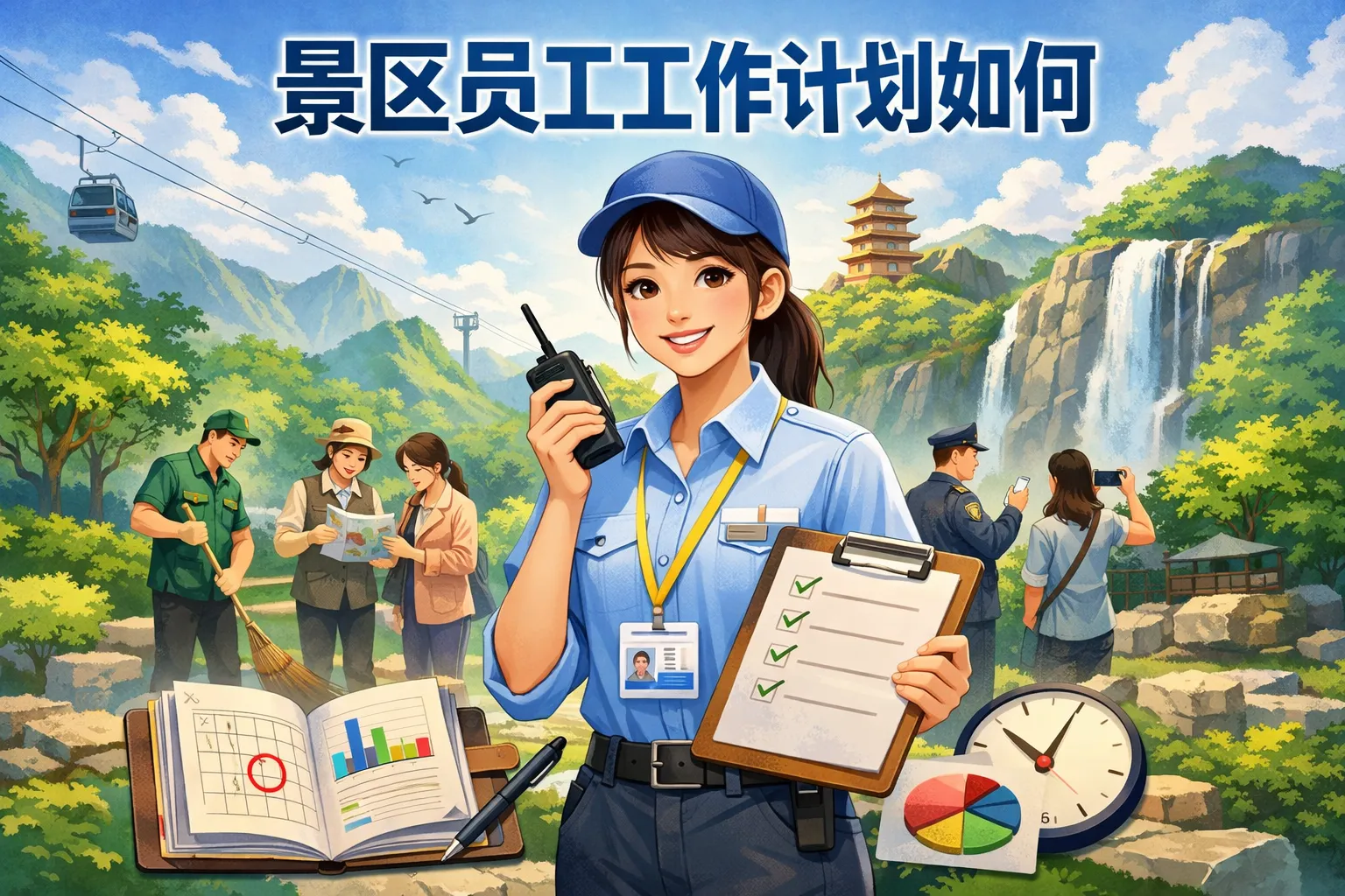 景区员工工作计划如何