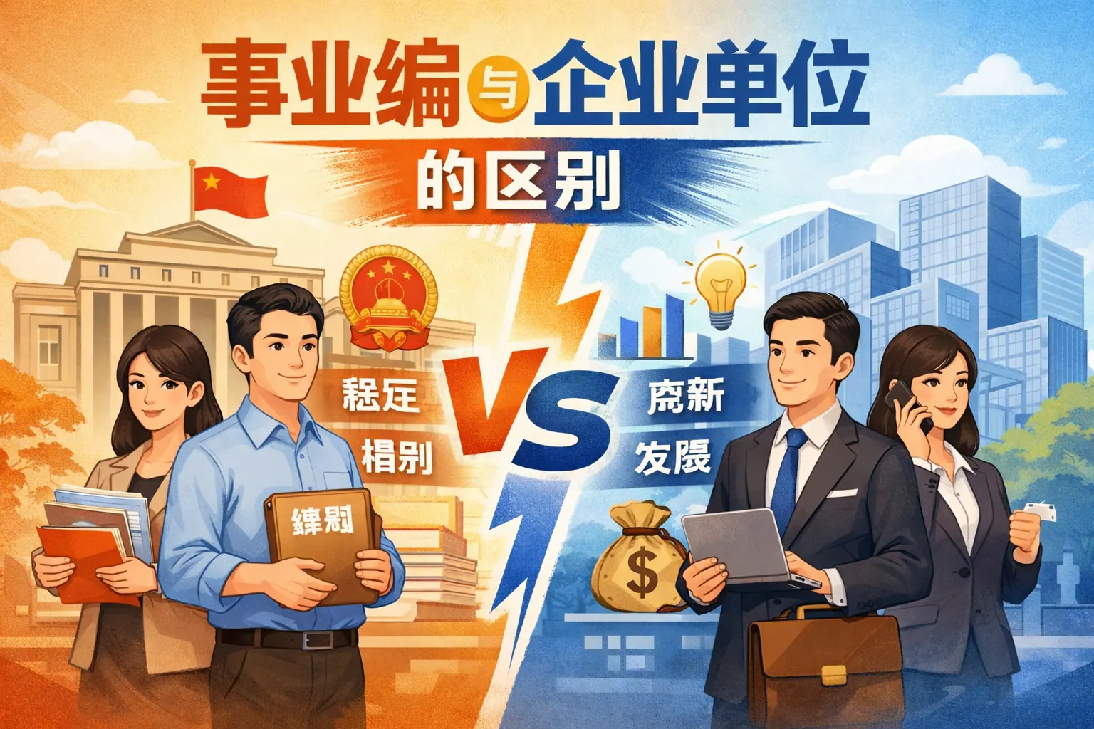 事业编与企业单位的区别