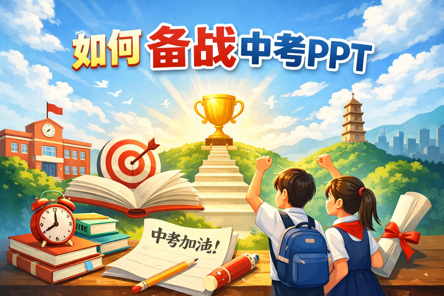 如何备战中考ppt