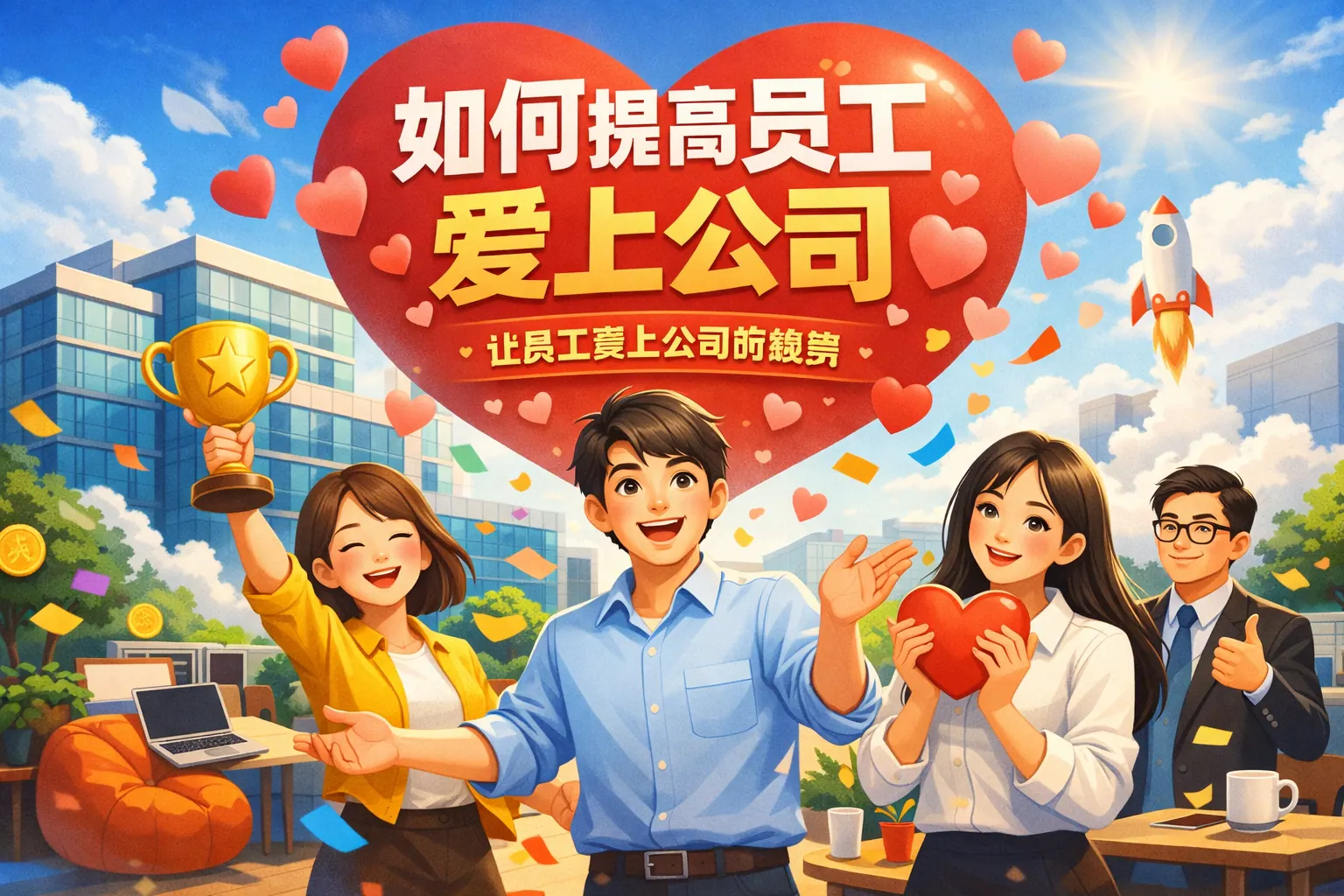如何提高员工爱上公司