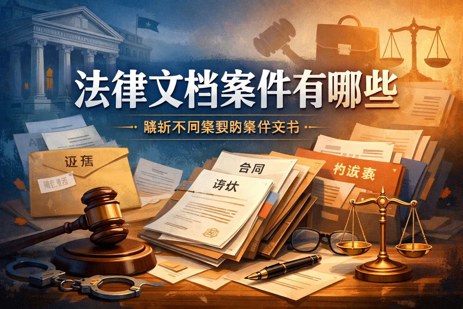 法律文档案件有哪些