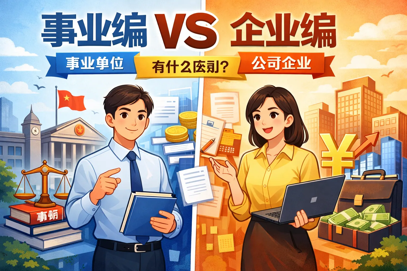 事业编企业编有什么区别