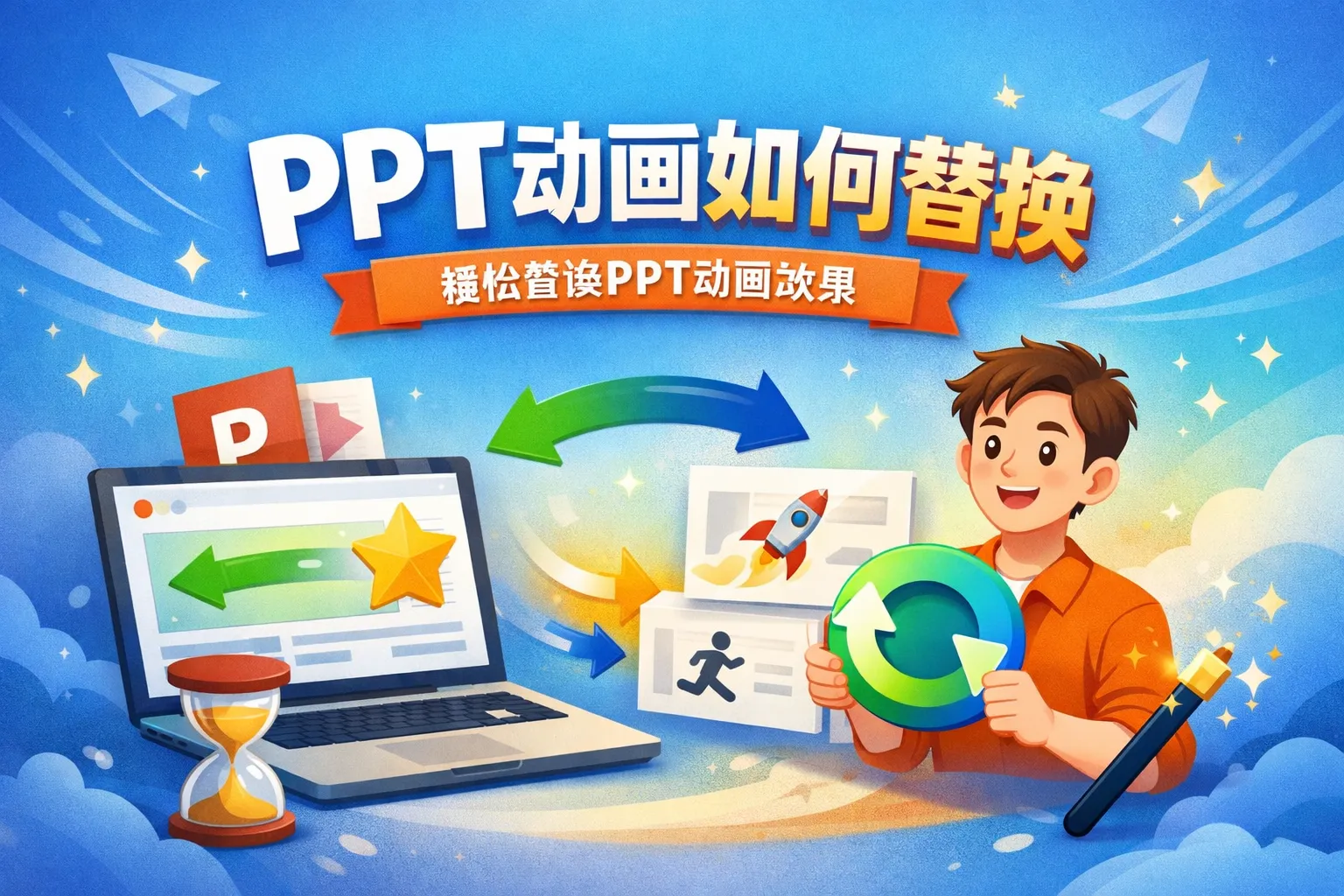 ppt动画如何替换
