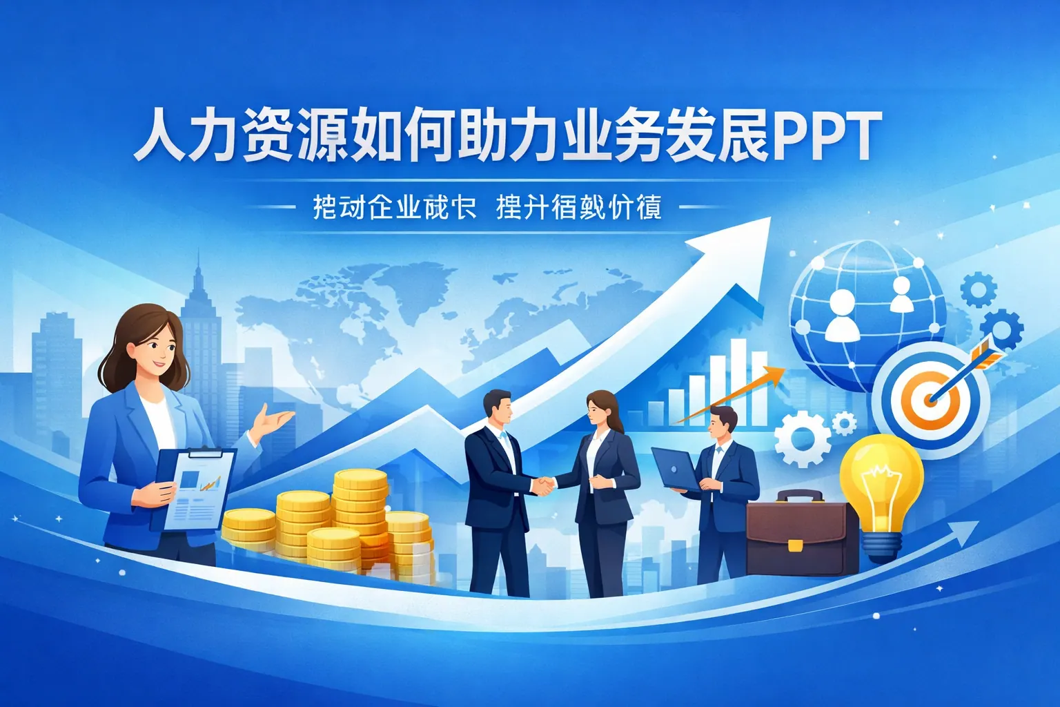 人力资源如何助力业务发展ppt