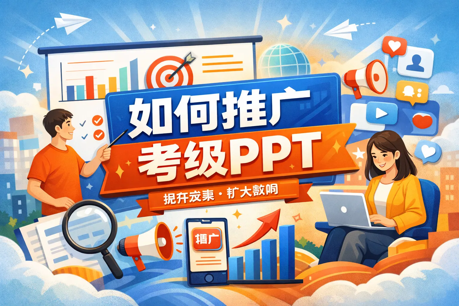 如何推广考级ppt