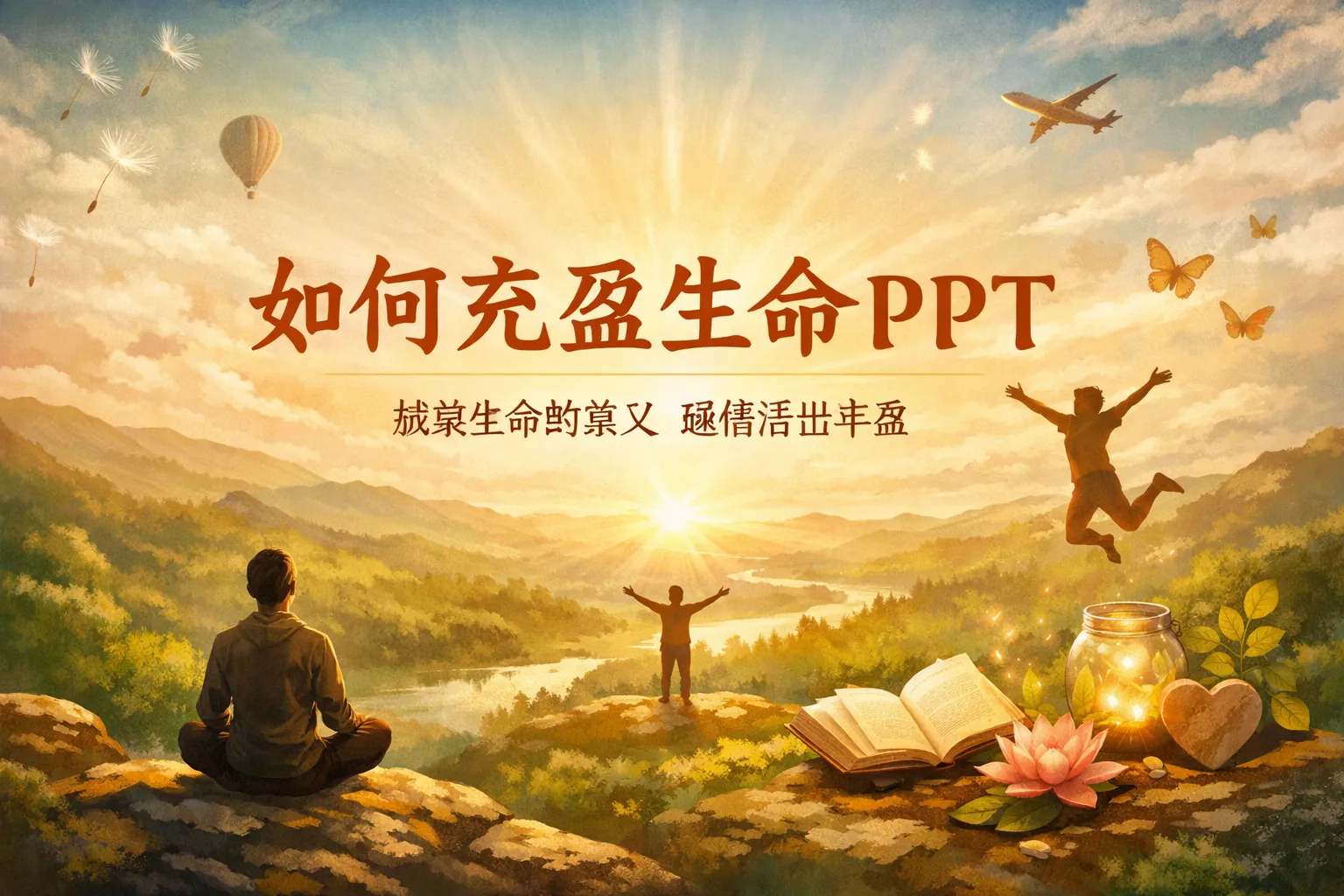 如何充盈生命ppt