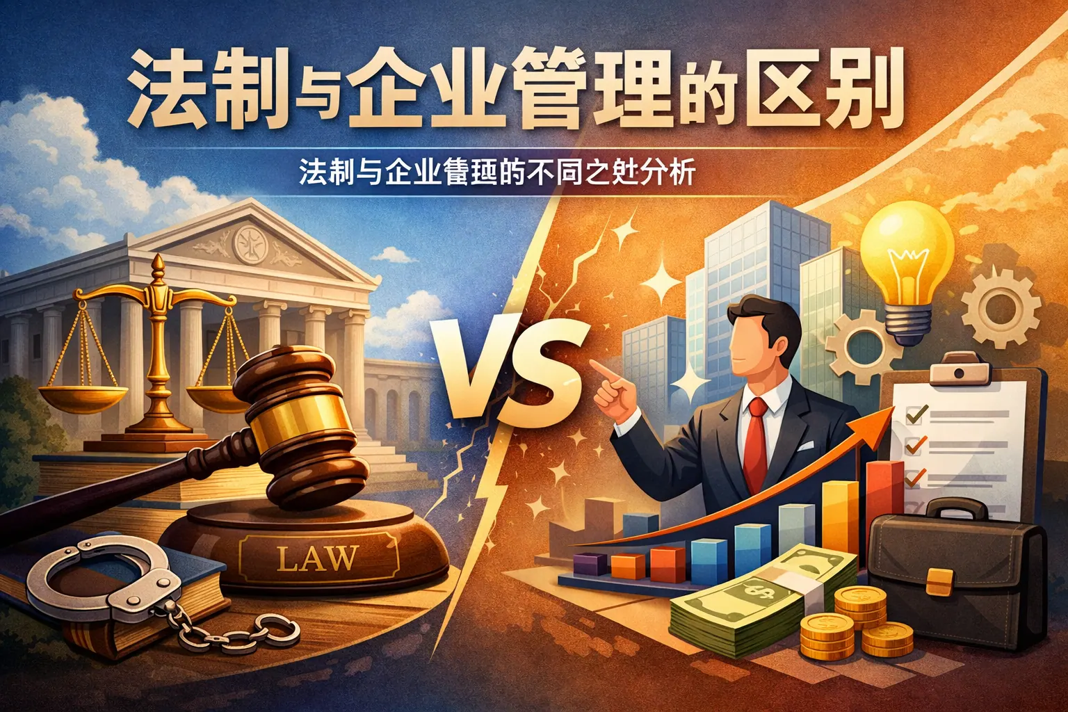 法制与企业管理的区别