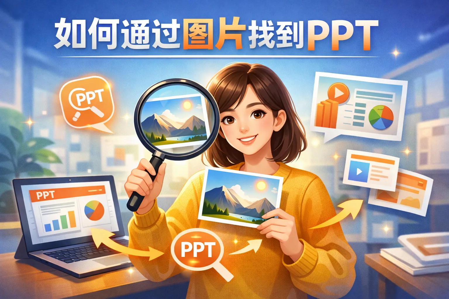 如何通过图片找到ppt