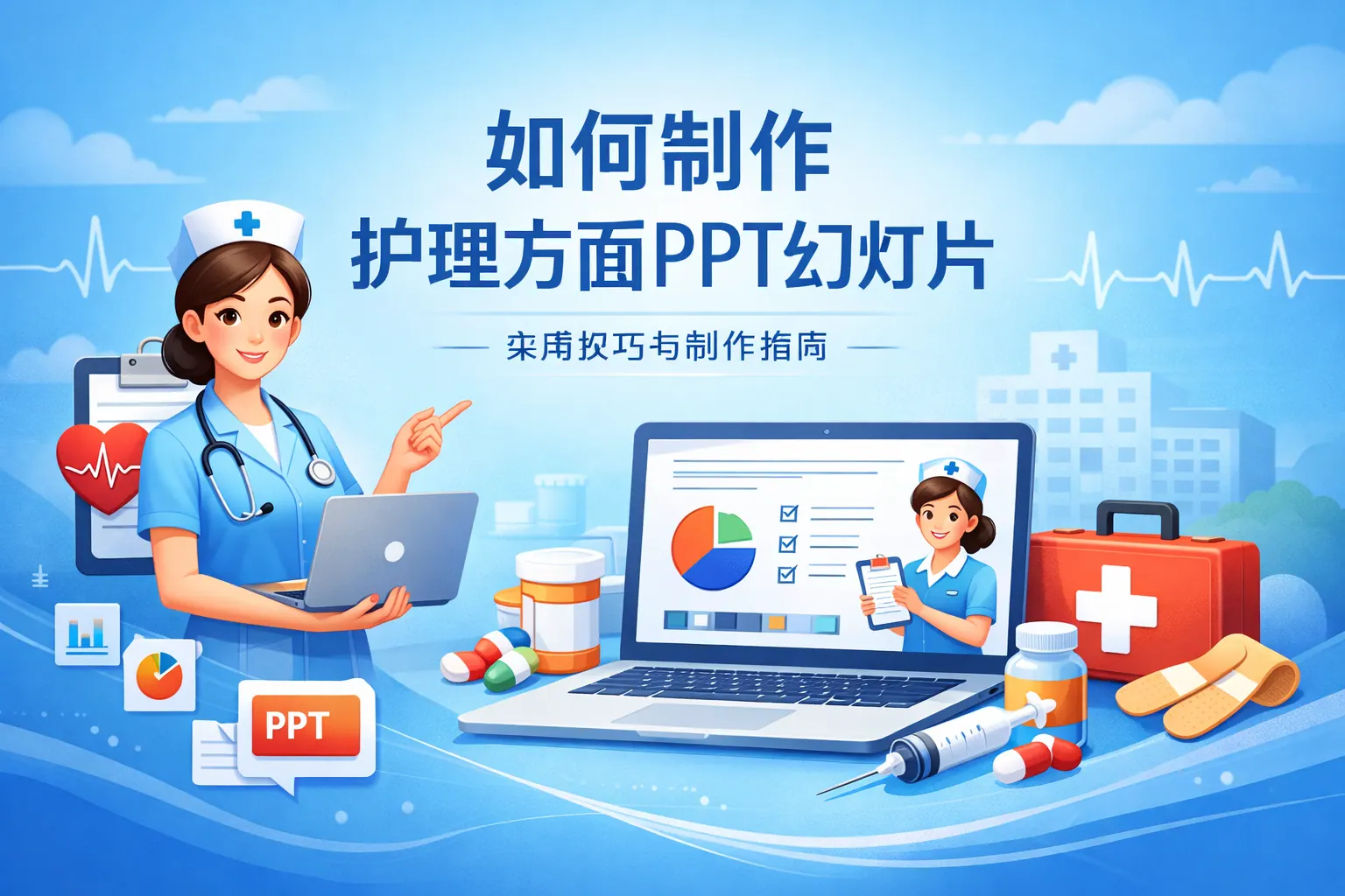 如何制作护理方面ppt幻灯片