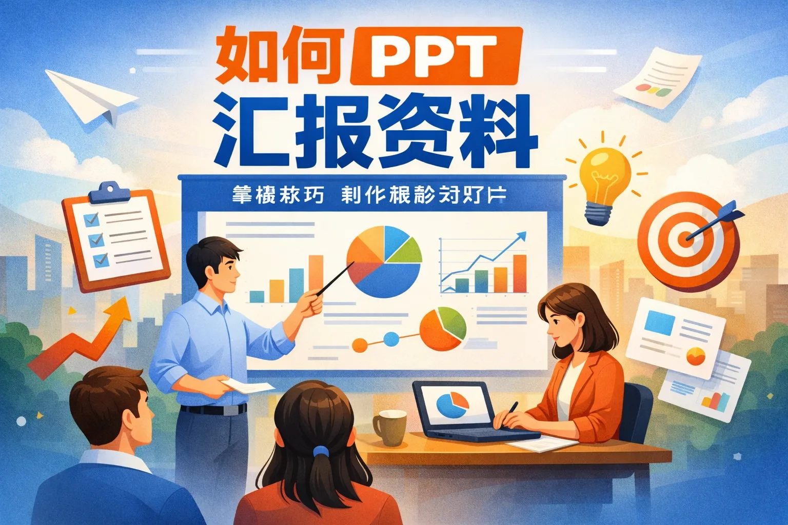 如何ppt汇报资料
