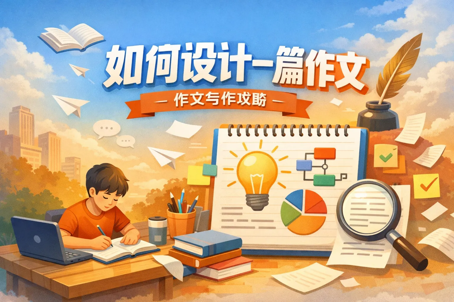 ppt 作文如何设计