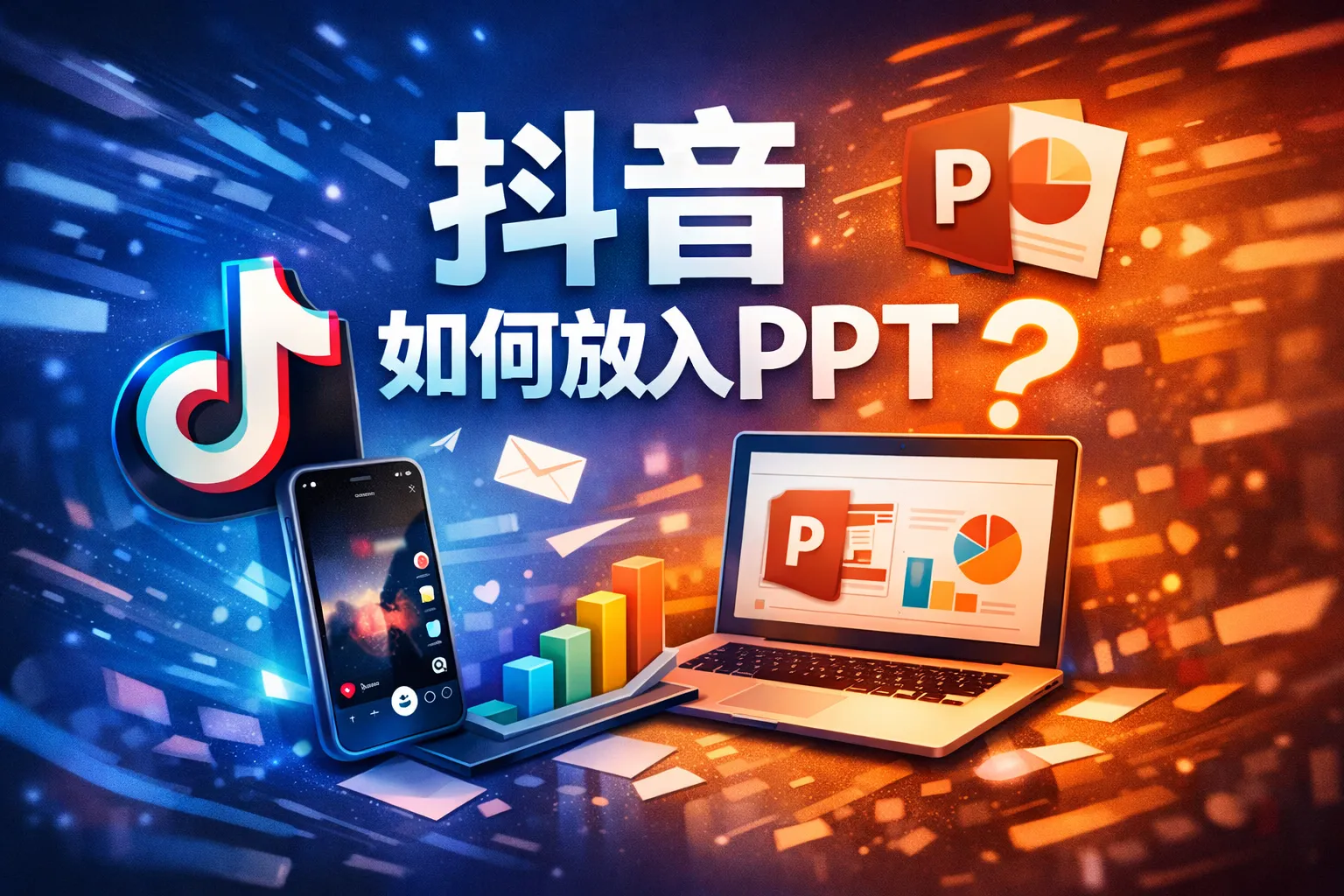 抖音如何放入PPT