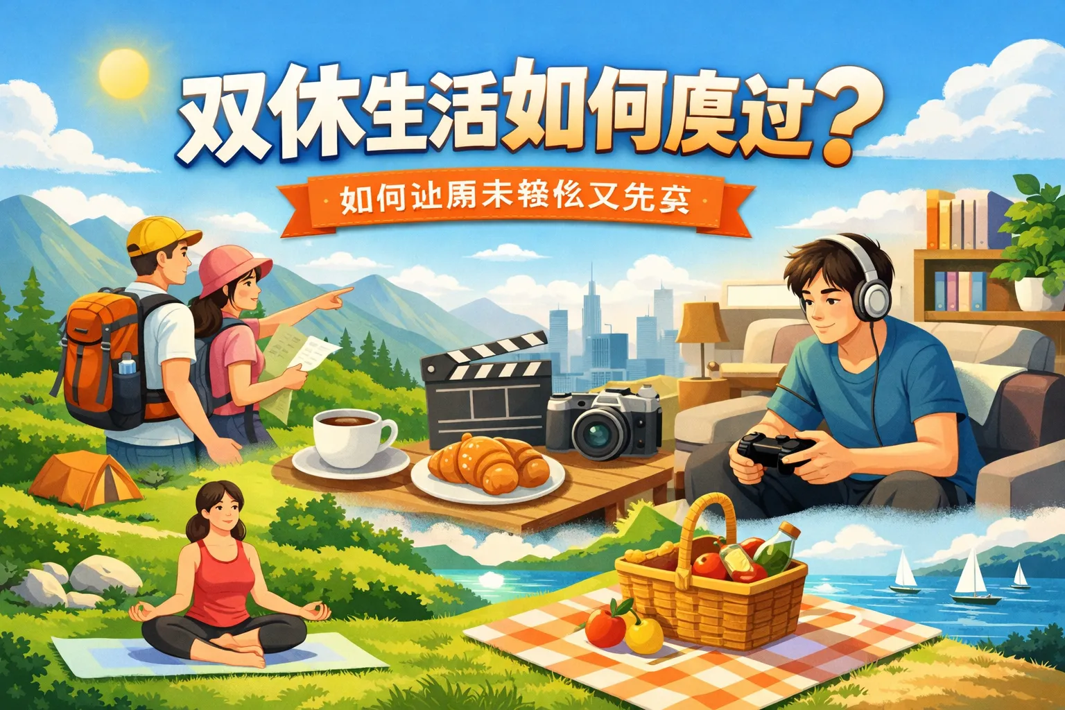 双休生活如何度过ppt