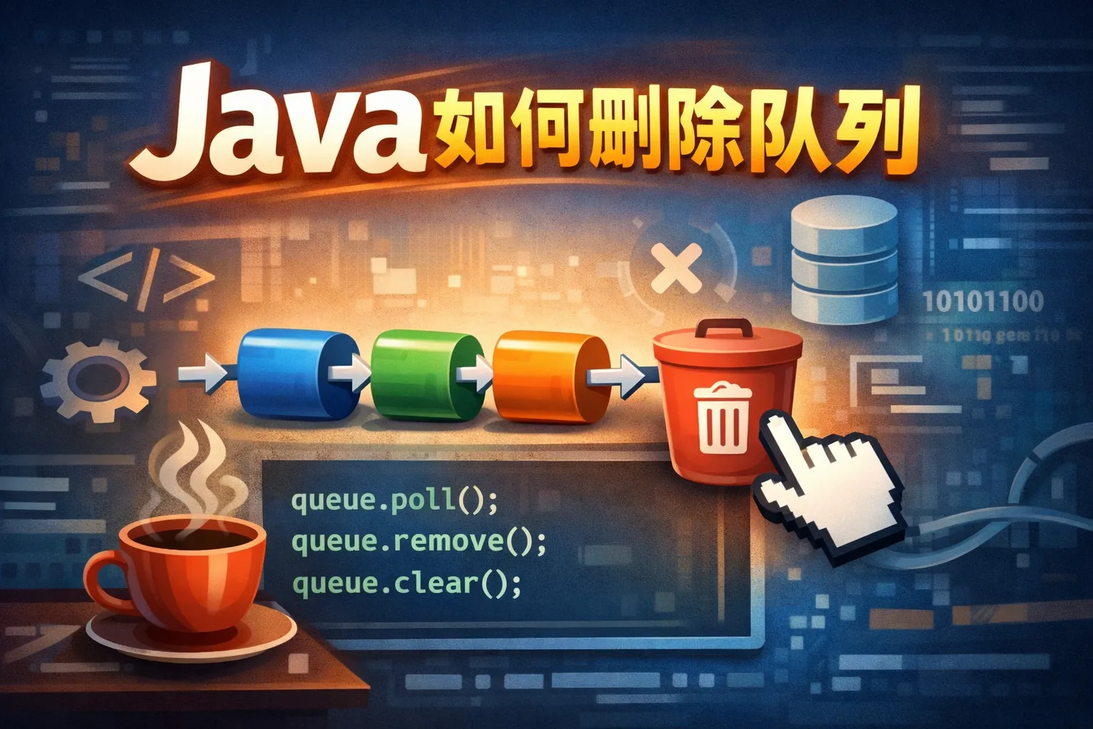 java如何删除队列