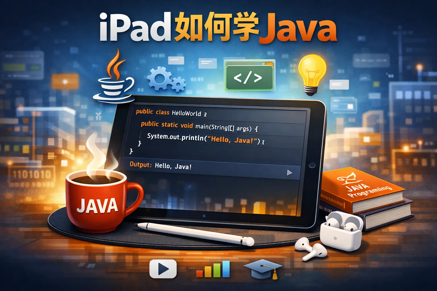 ipad如何学java