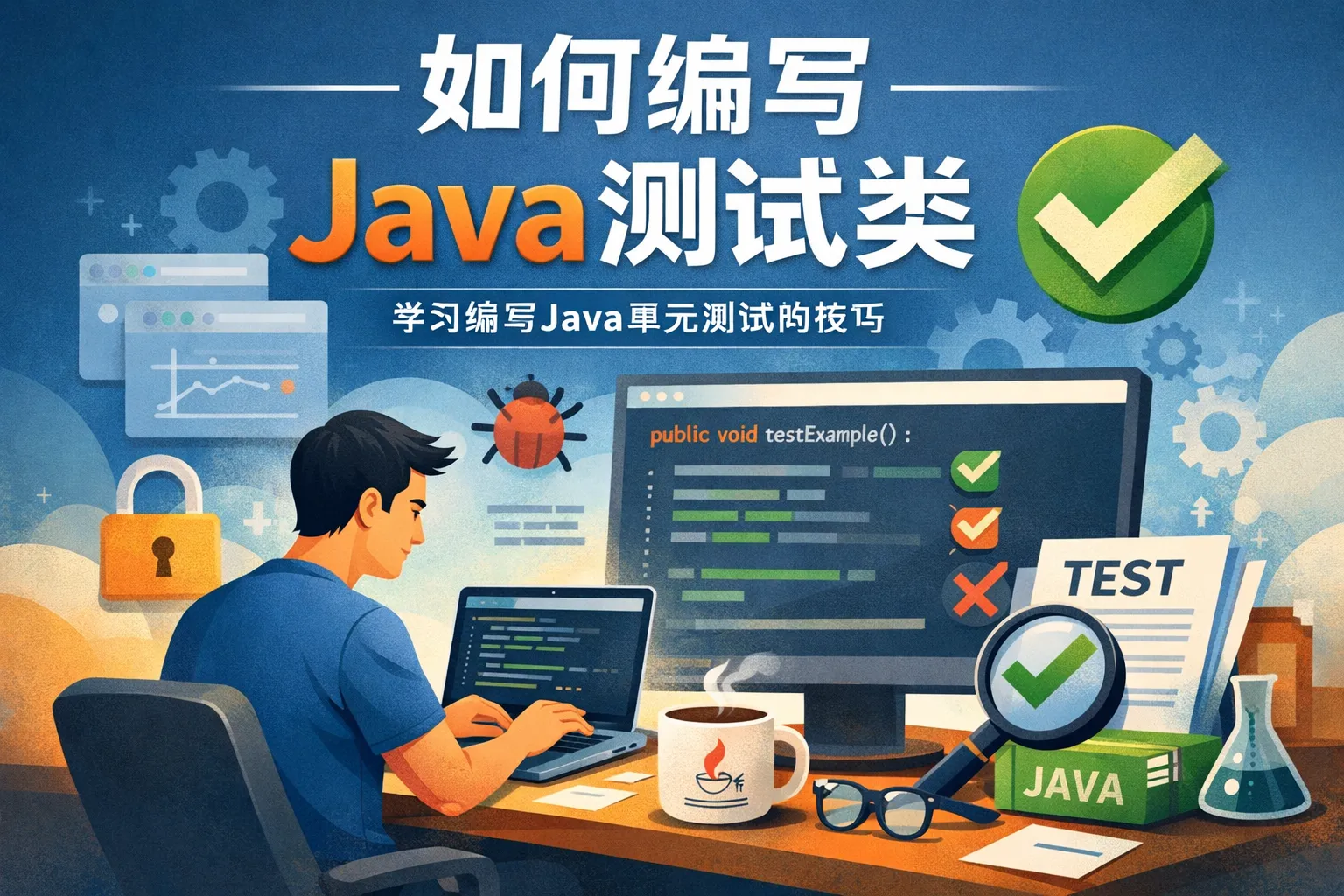 如何编写java测试类
