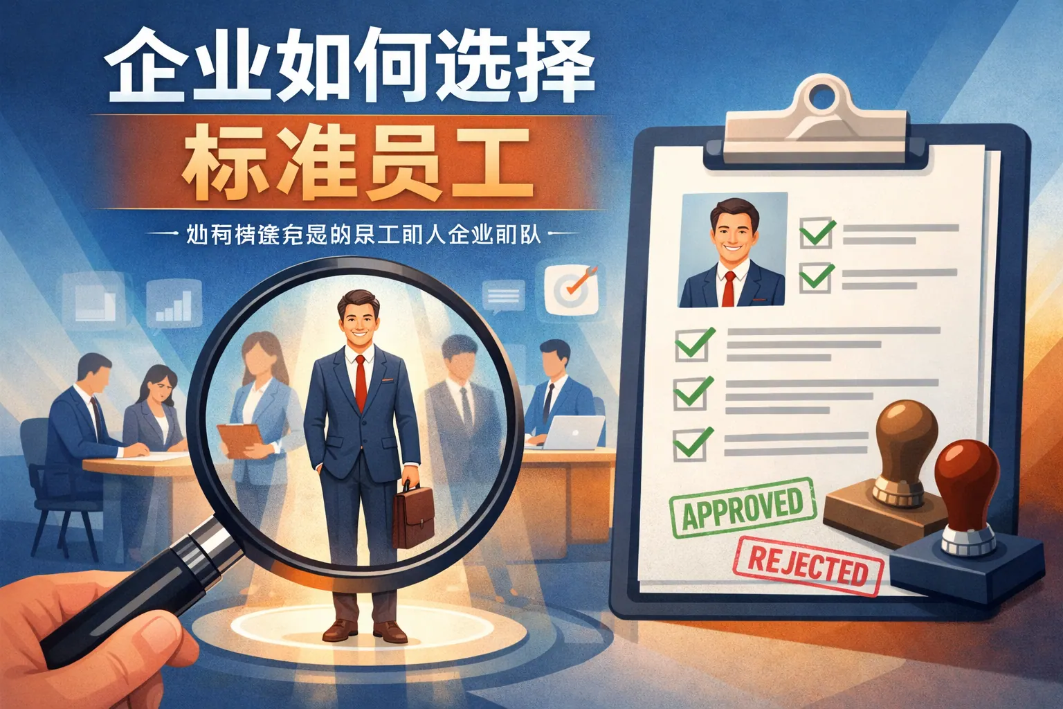 企业如何选择标准员工