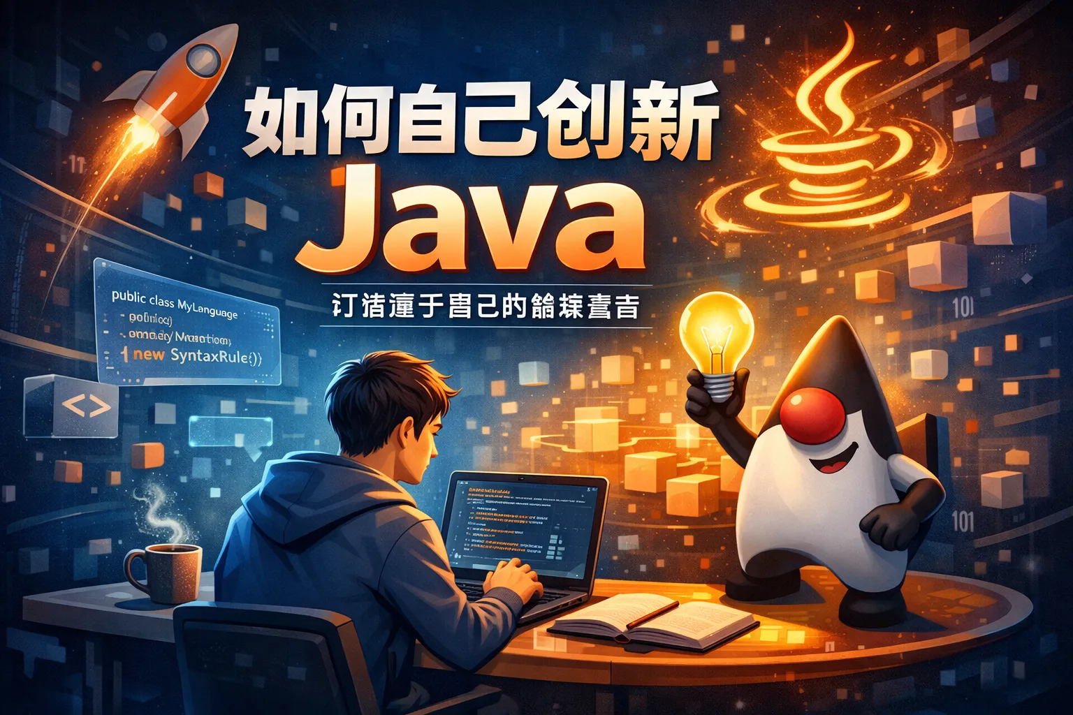 如何自己创新java