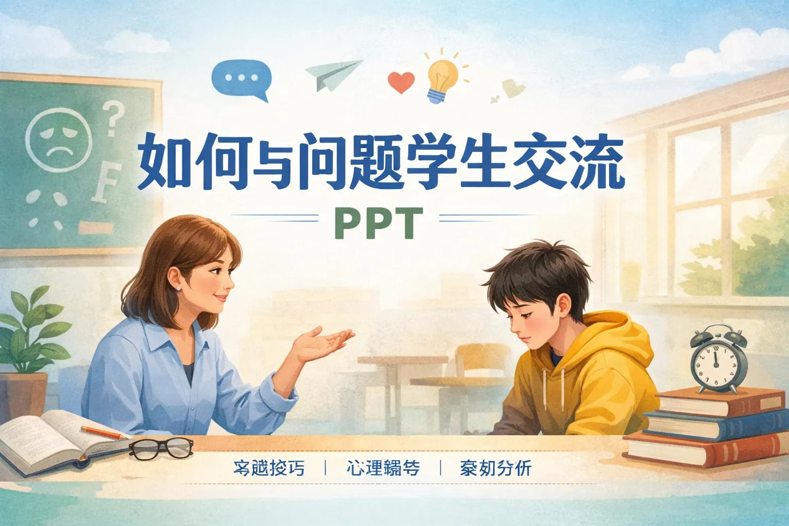 如何与问题学生交流的ppt