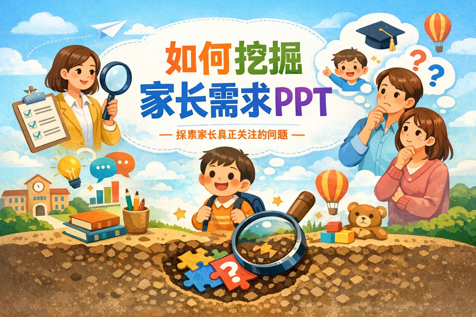 如何挖掘家长需求ppt