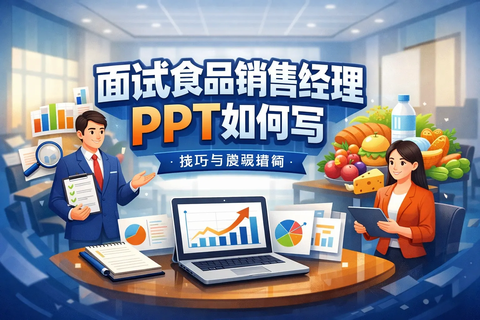面试食品销售经理ppt如何写