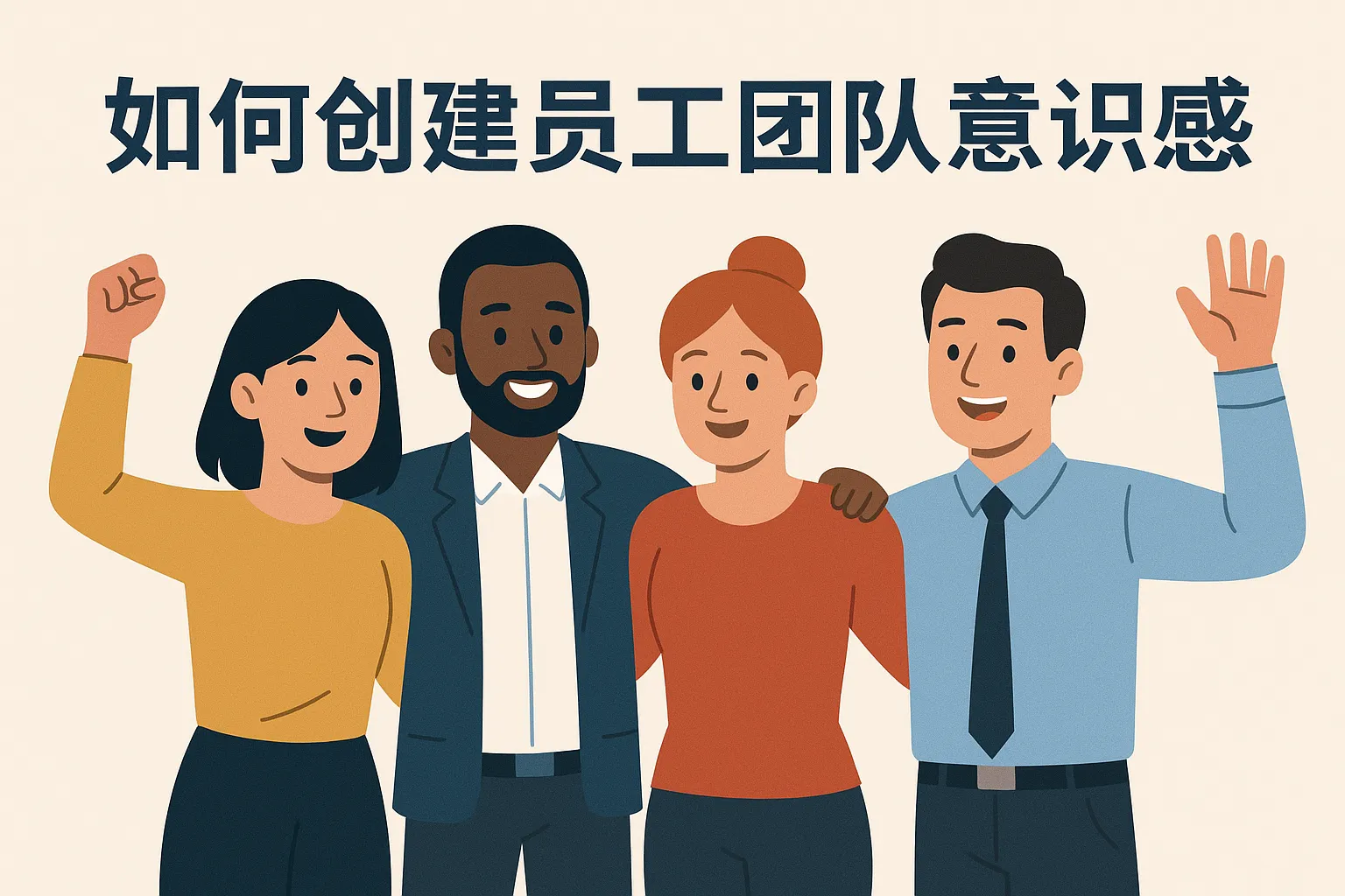 如何创建员工团队意识感