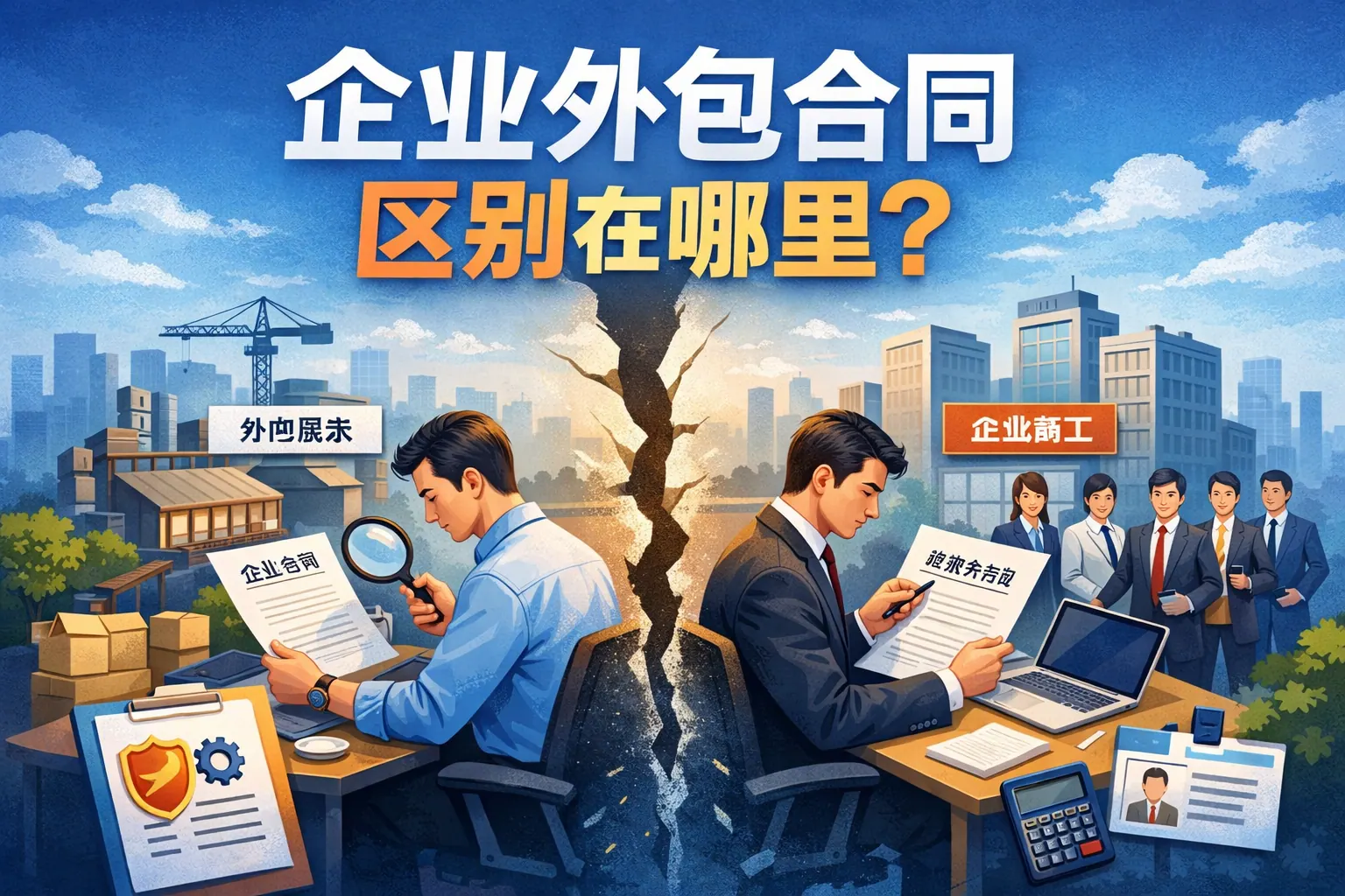 企业外包合同区别在哪里