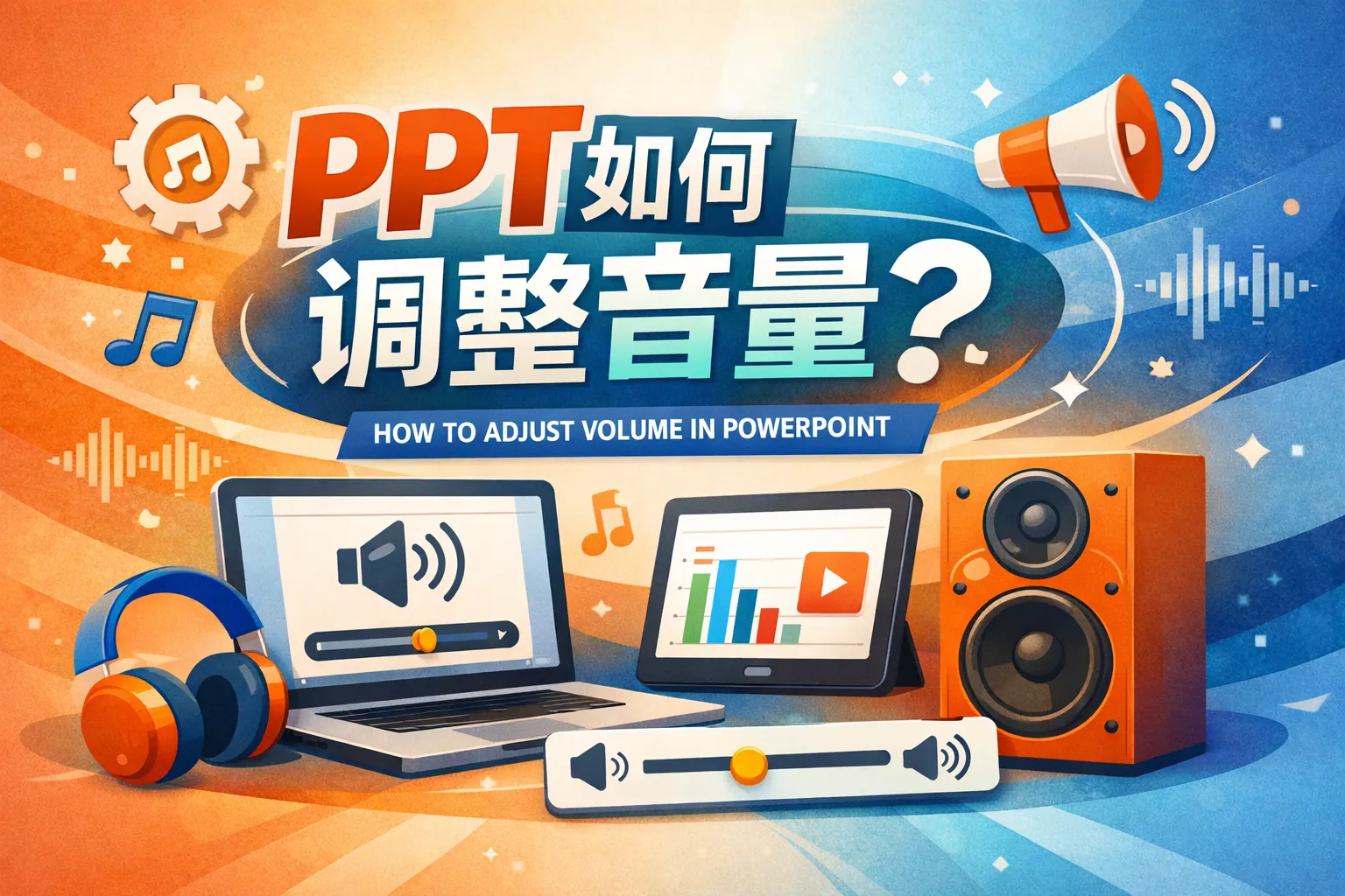 ppt如何调整音量
