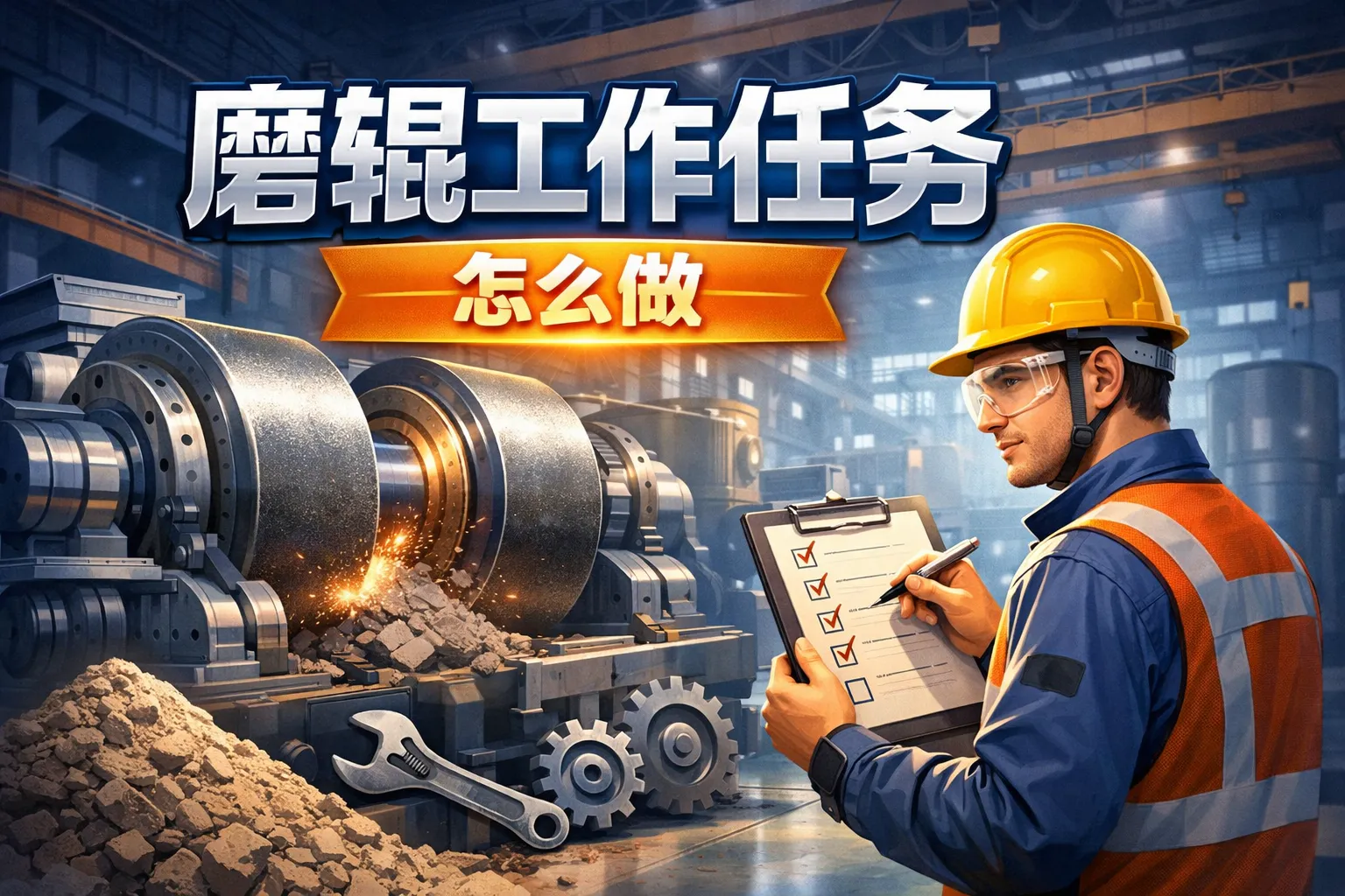 磨辊工作任务怎么做