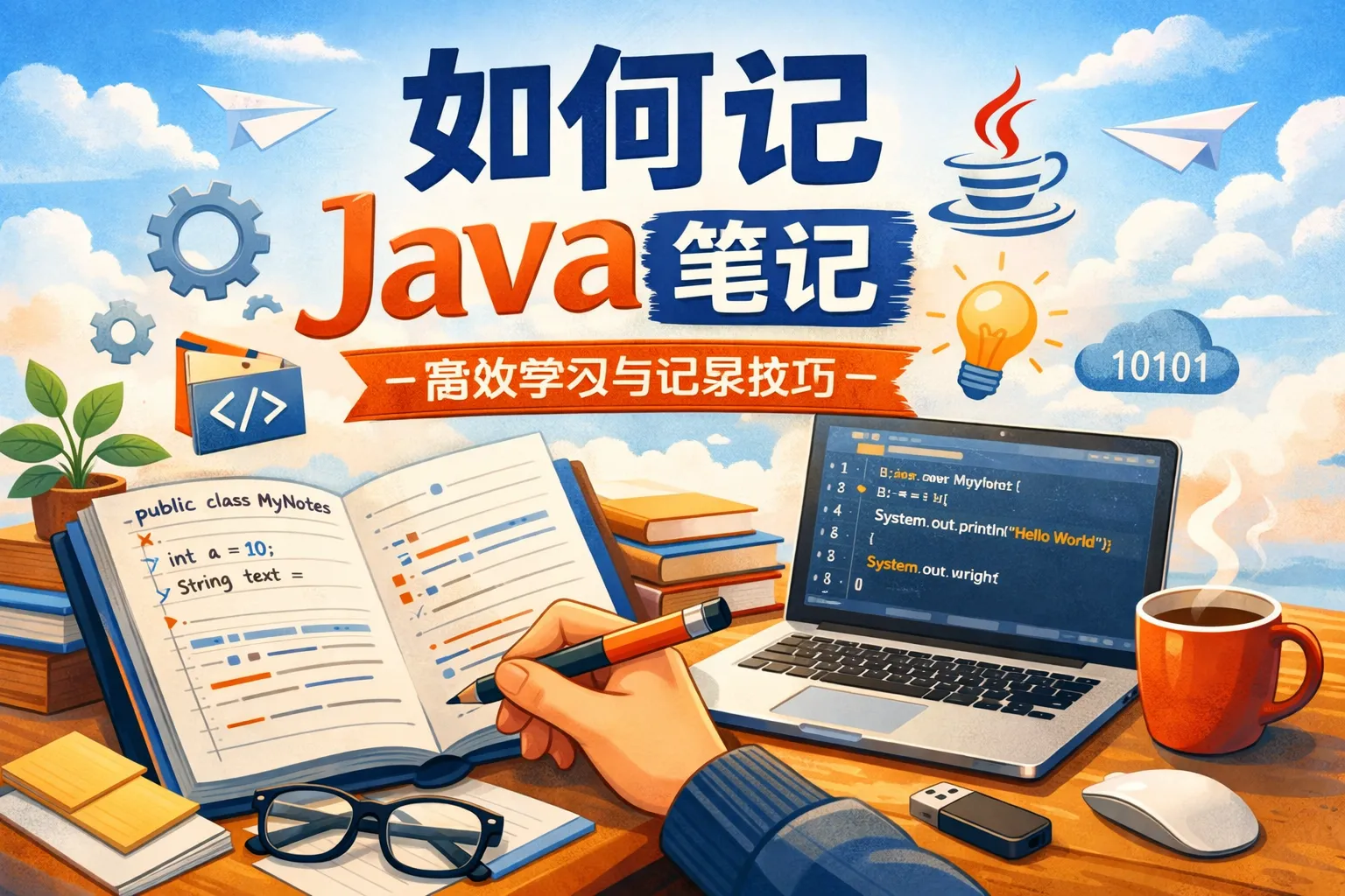 如何记java笔记