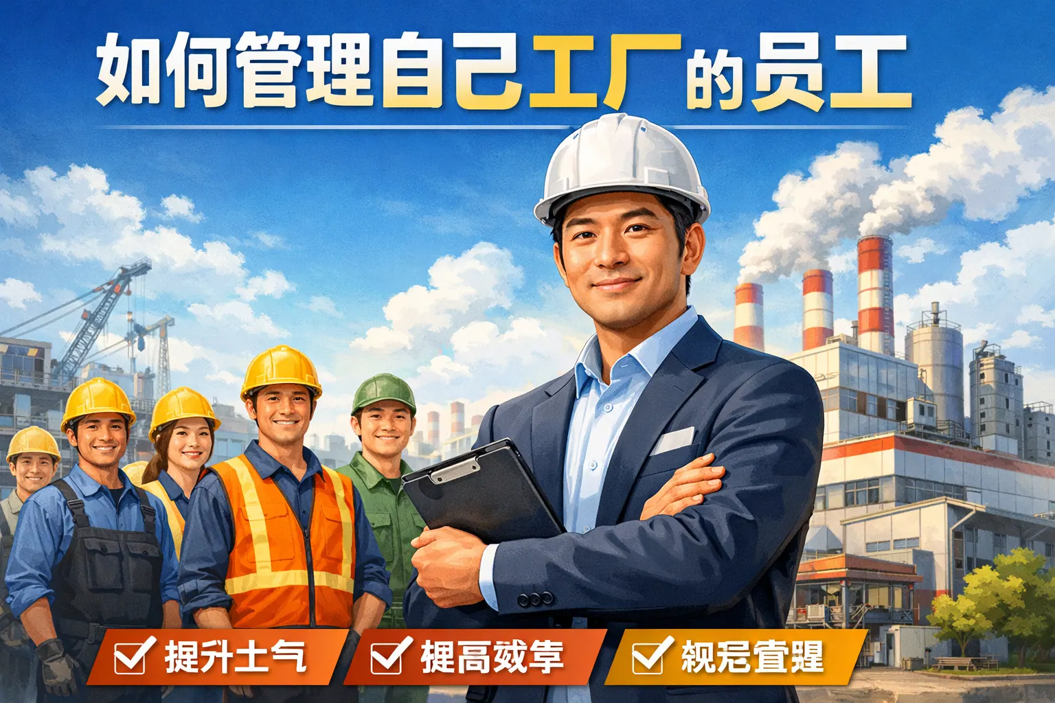 如何管理自己工厂的员工