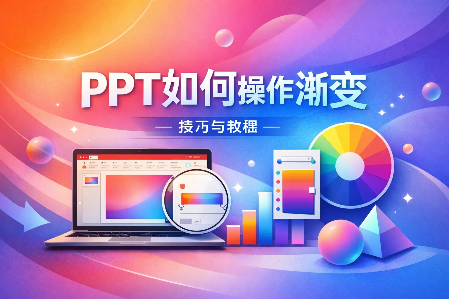 ppt如何操作渐变