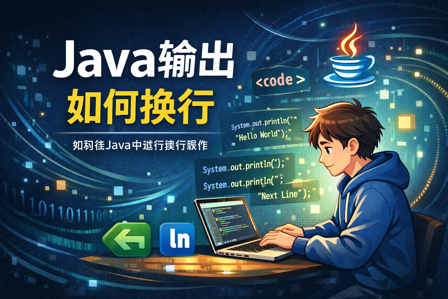 java输出如何换行