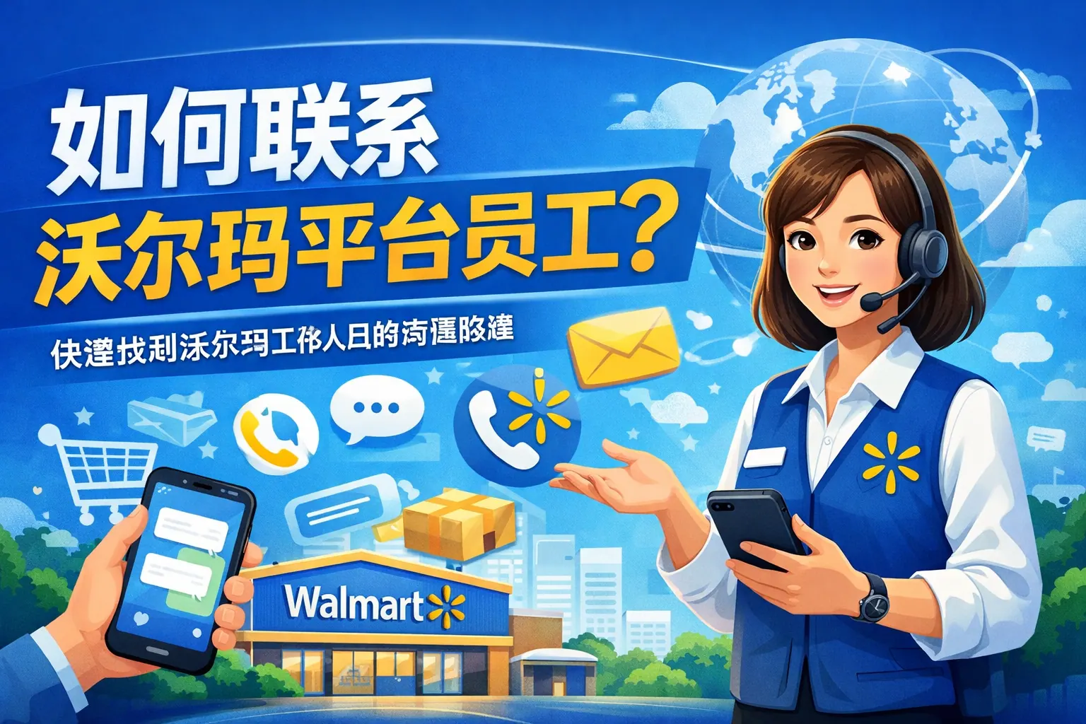 如何联系沃尔玛平台员工
