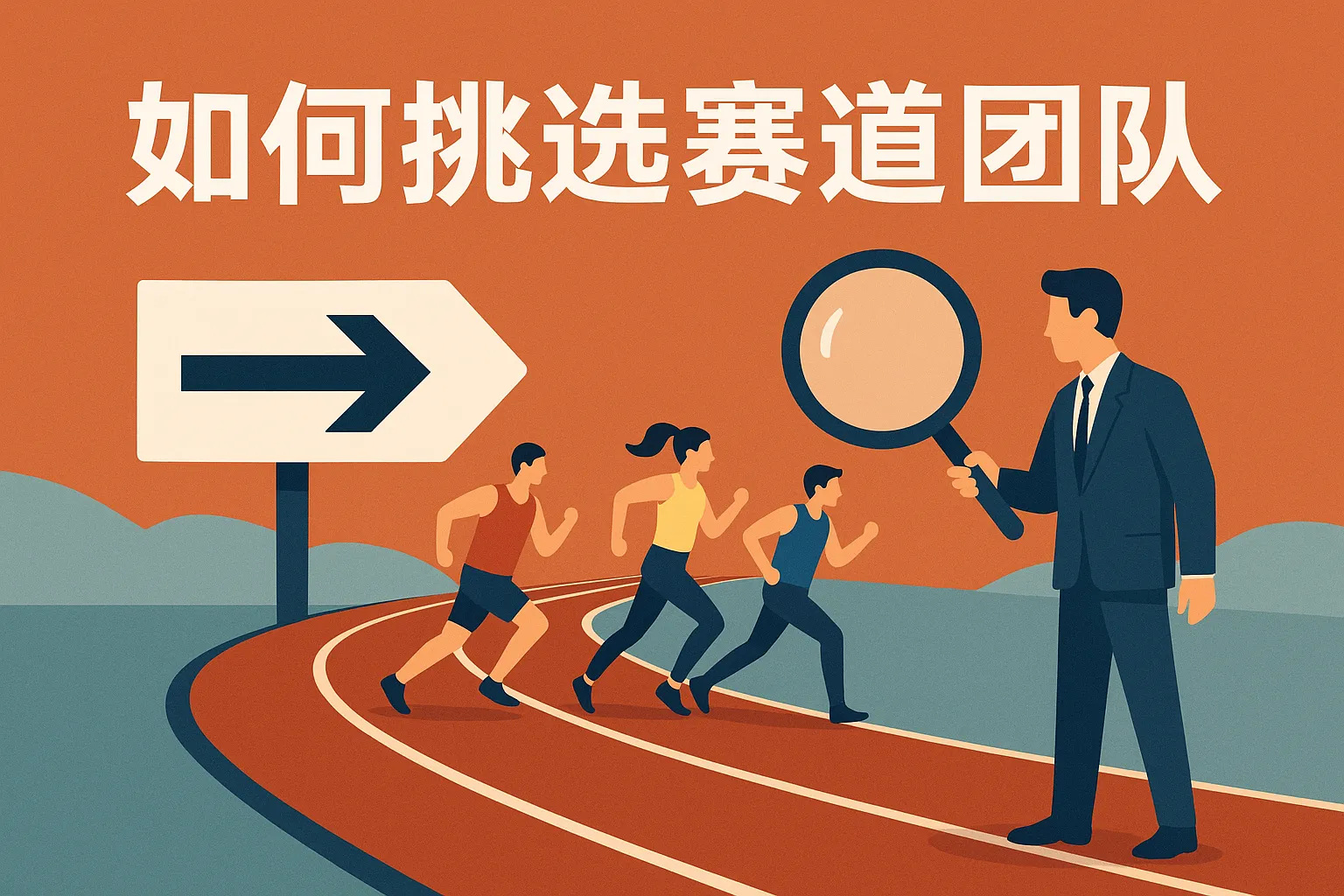 如何挑选赛道团队
