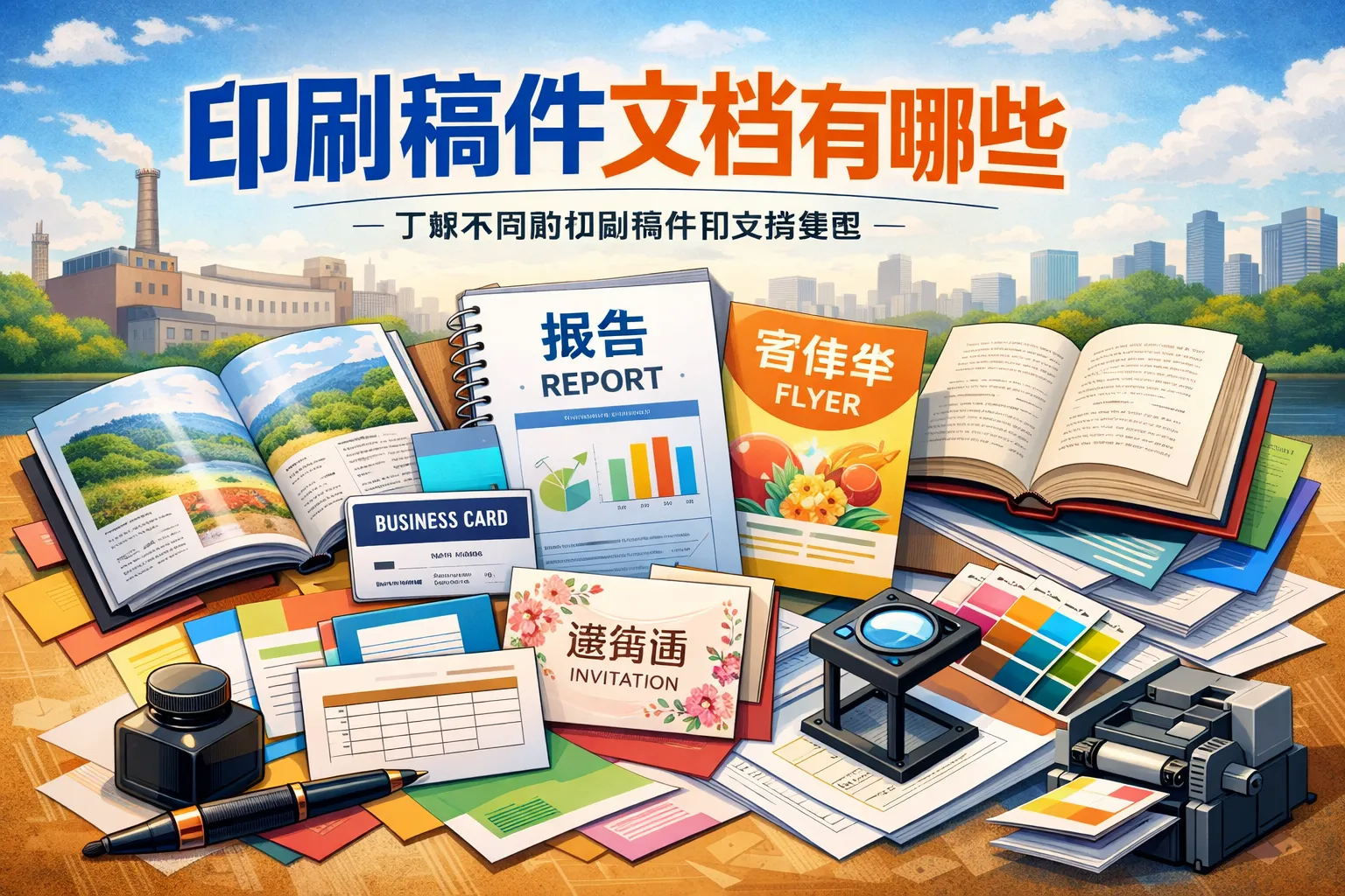 印刷稿件文档有哪些