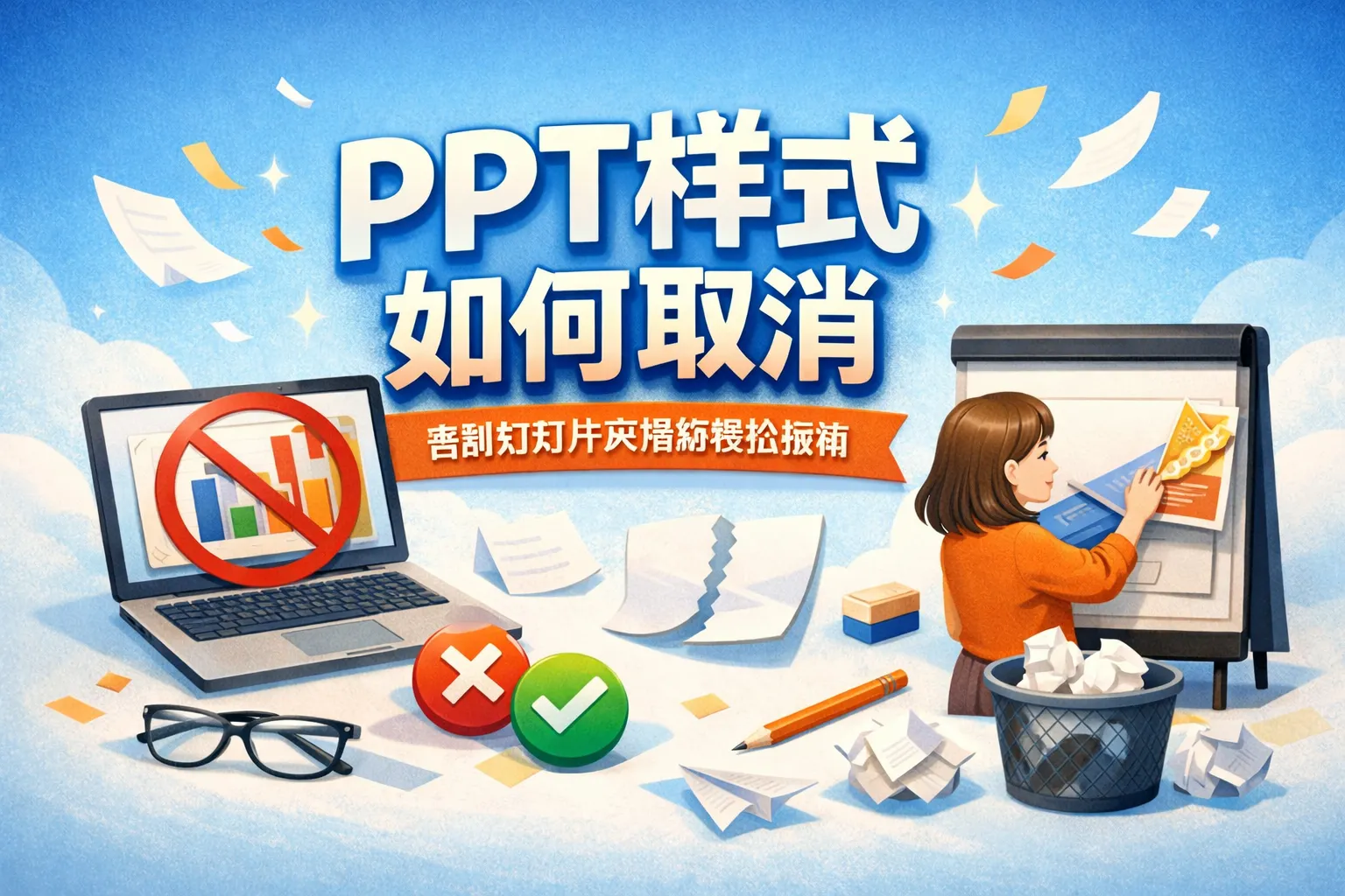 ppt样式如何取消
