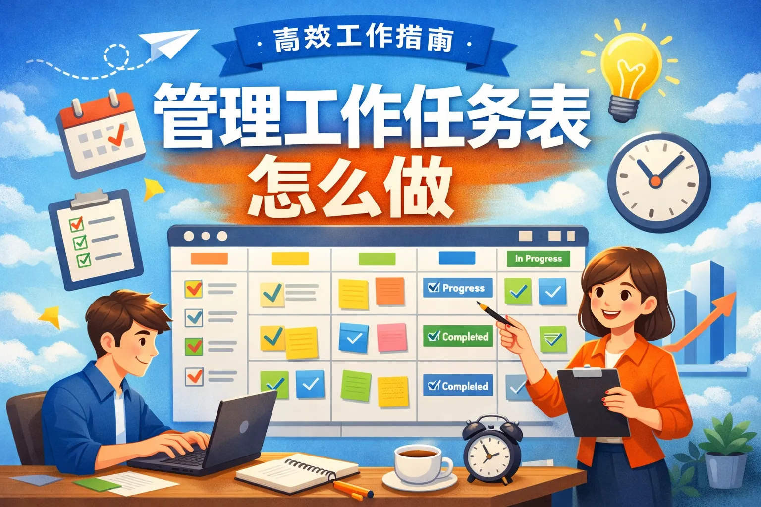 管理工作任务表怎么做