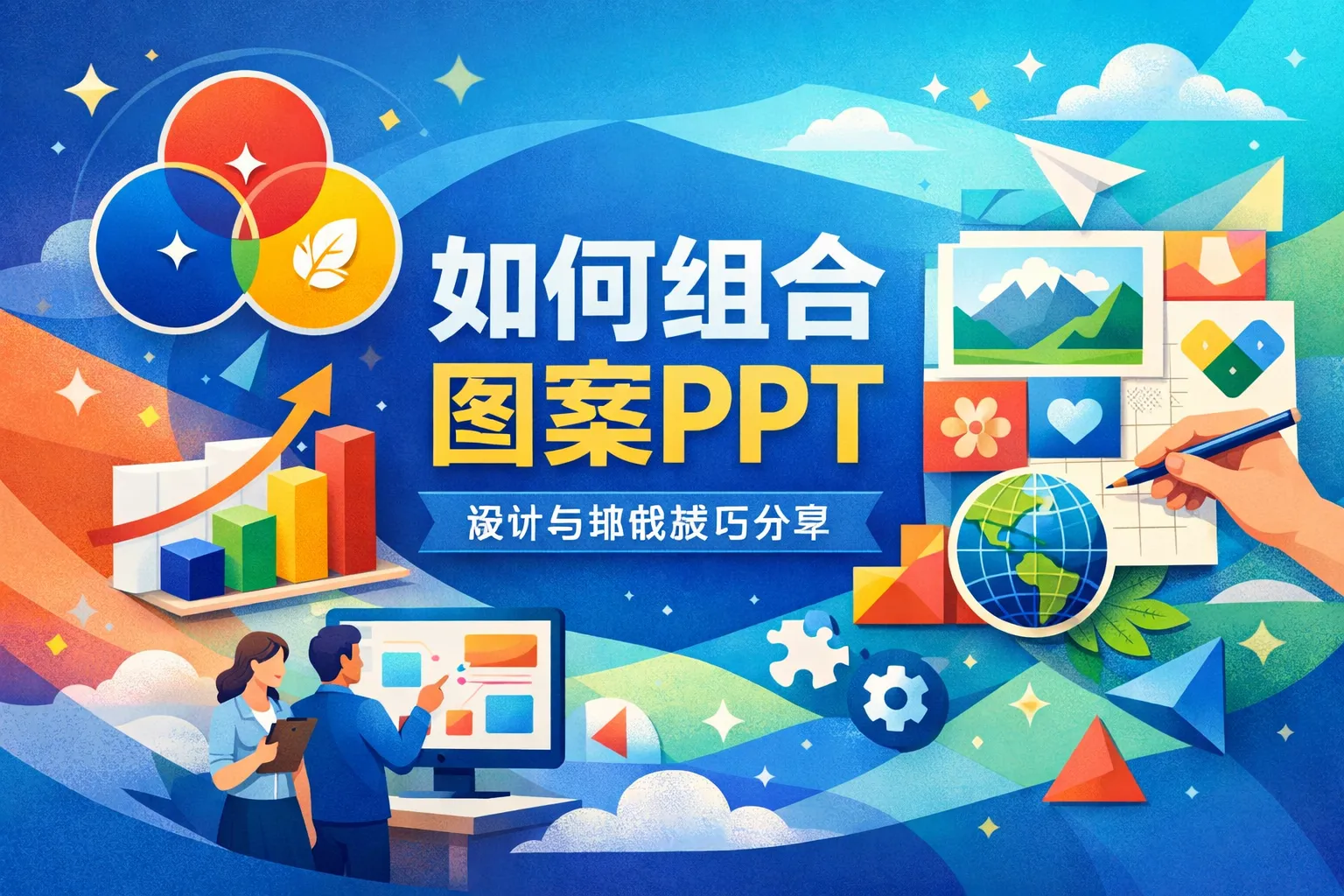 如何组合图案ppt
