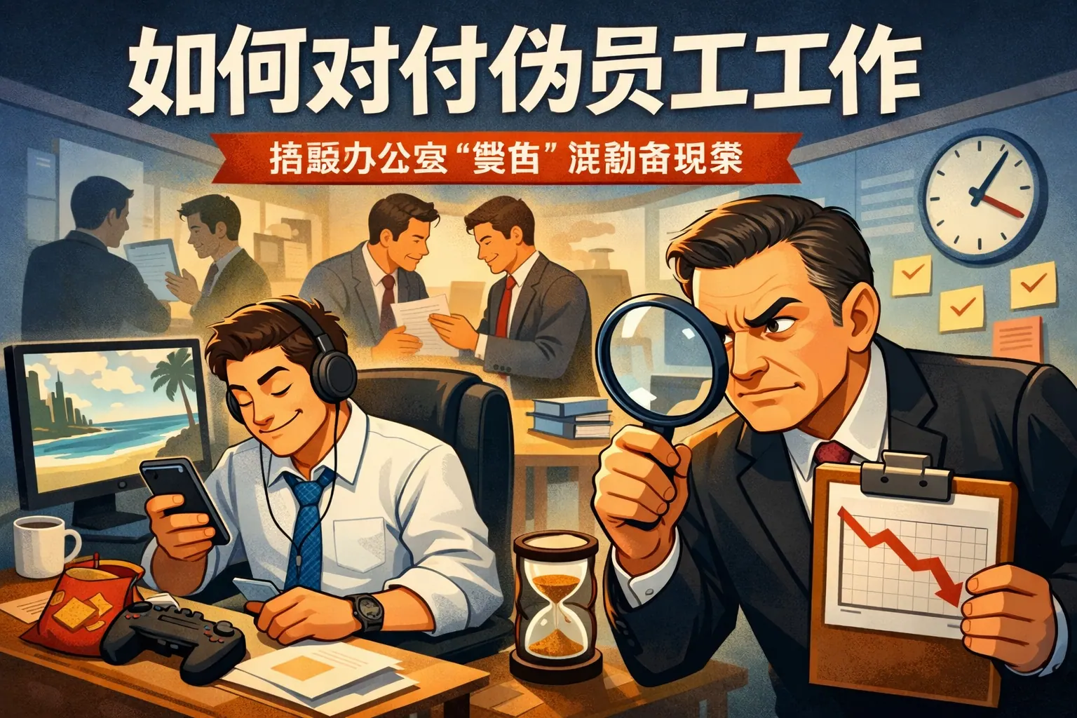 如何对付伪员工工作