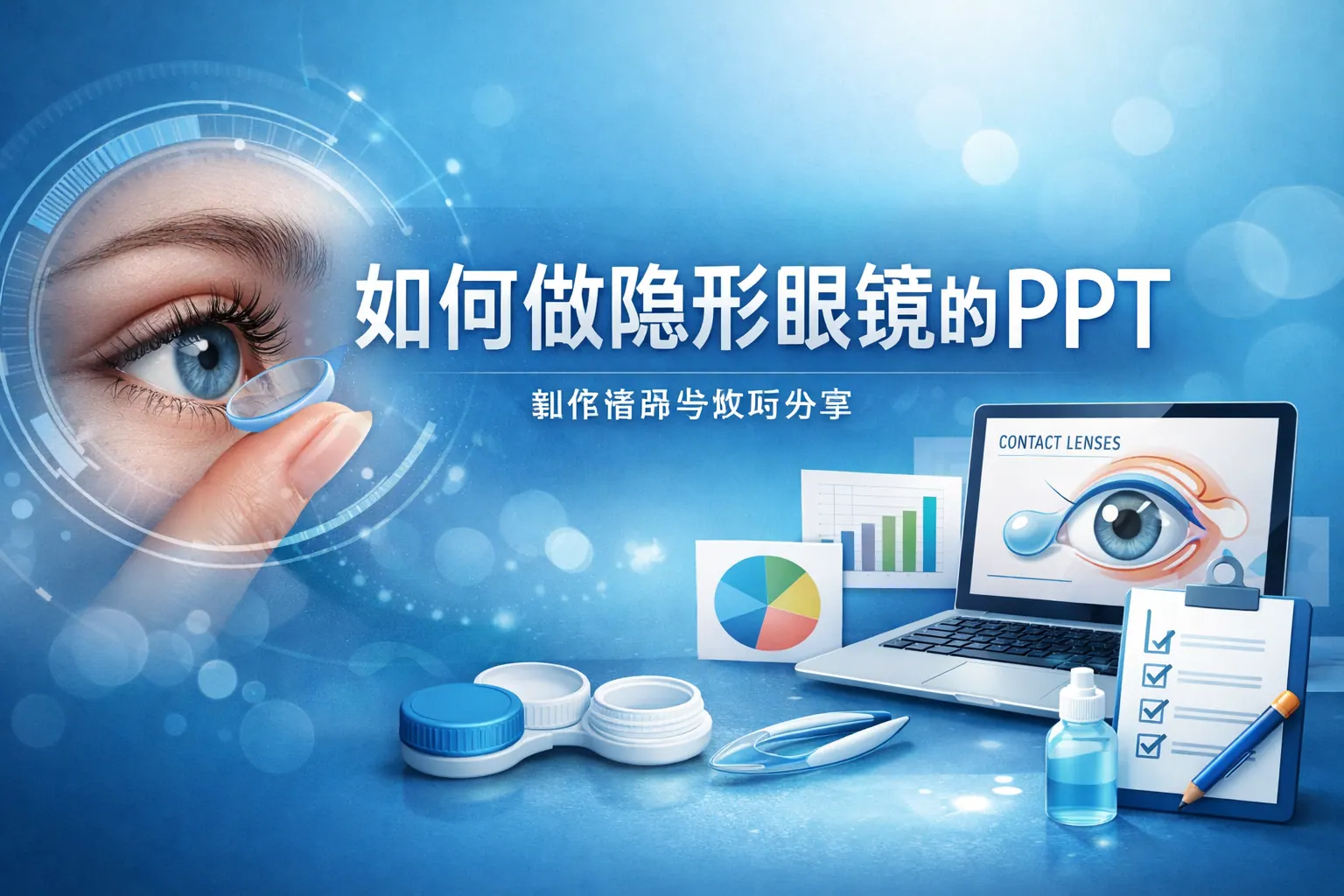 如何做隐形眼镜的ppt