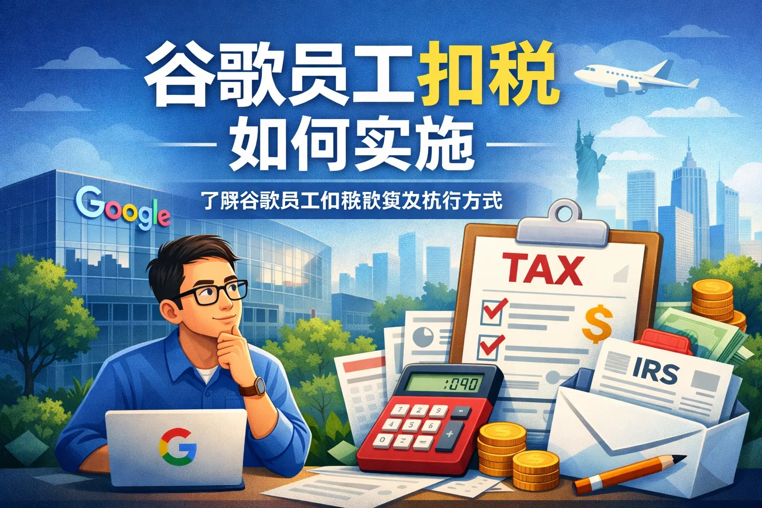 谷歌员工扣税如何实施