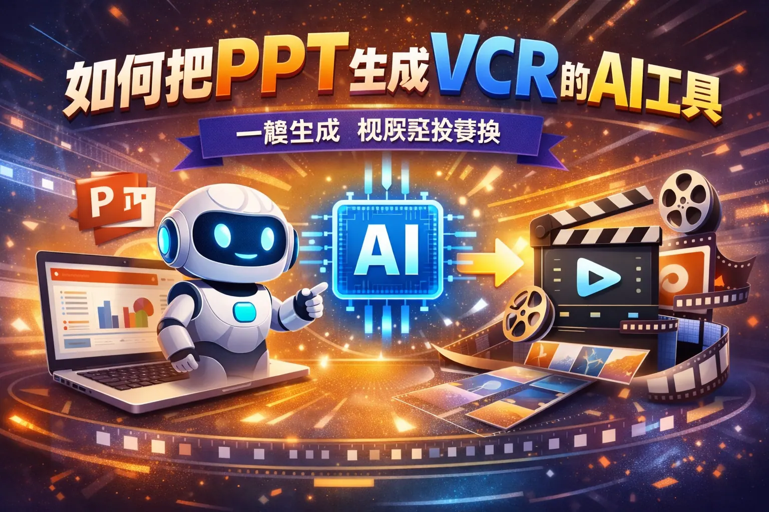 如何把ppt生成vcr的ai工具