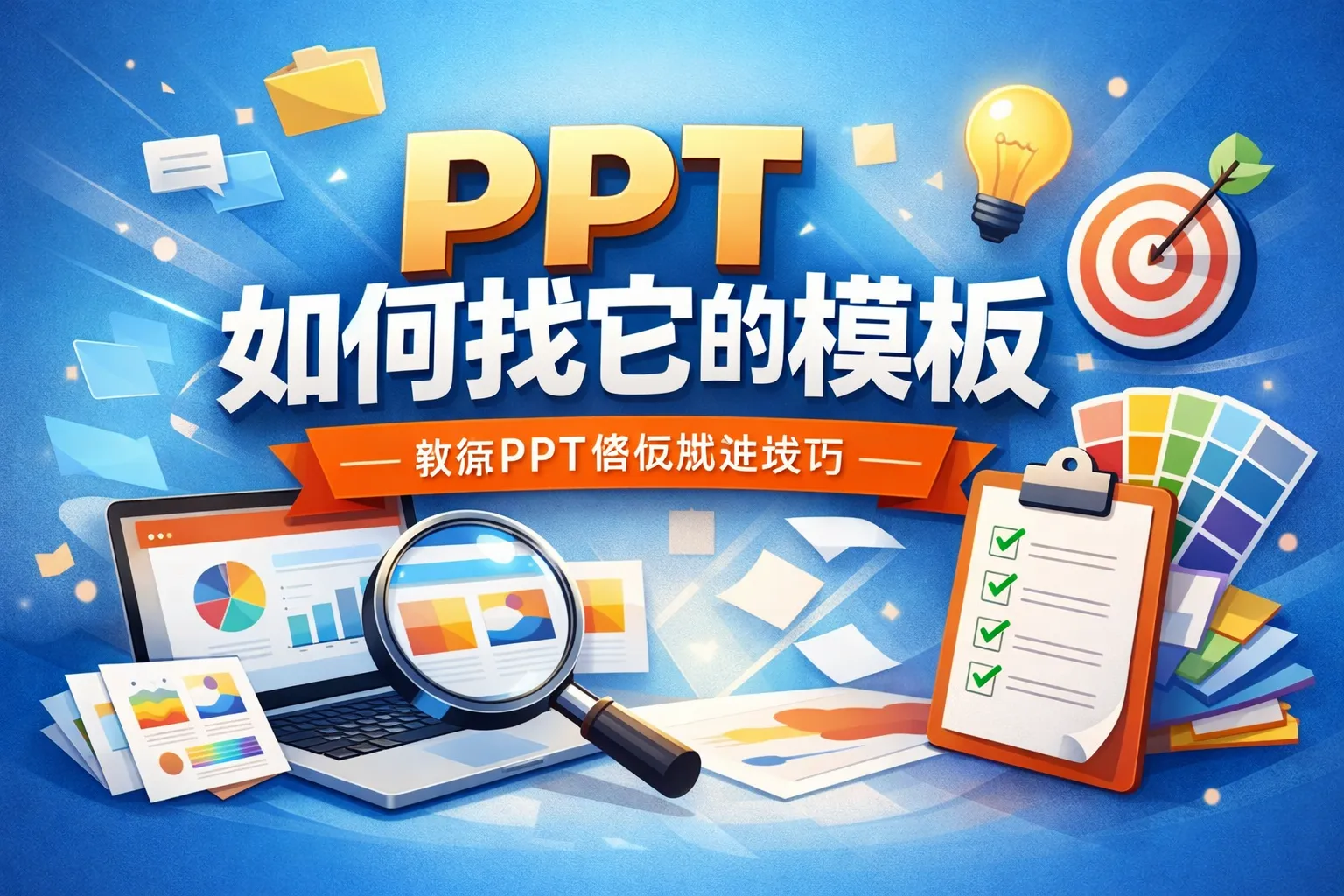 有ppt如何找它的模板