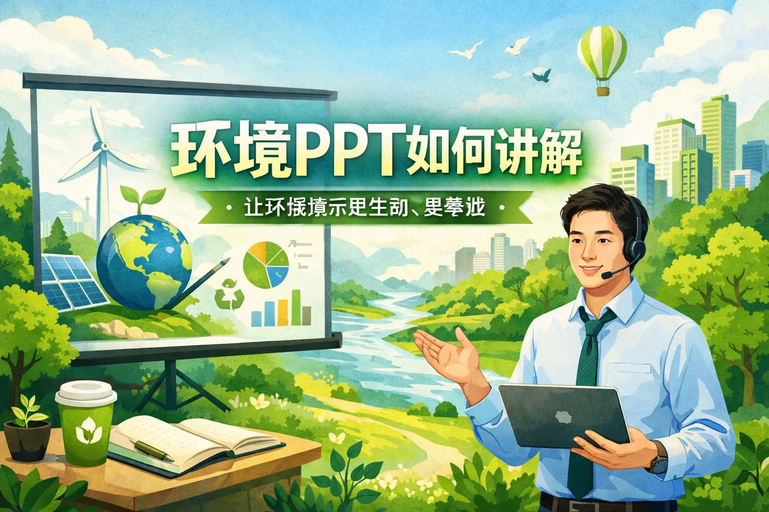 环境ppt如何讲解