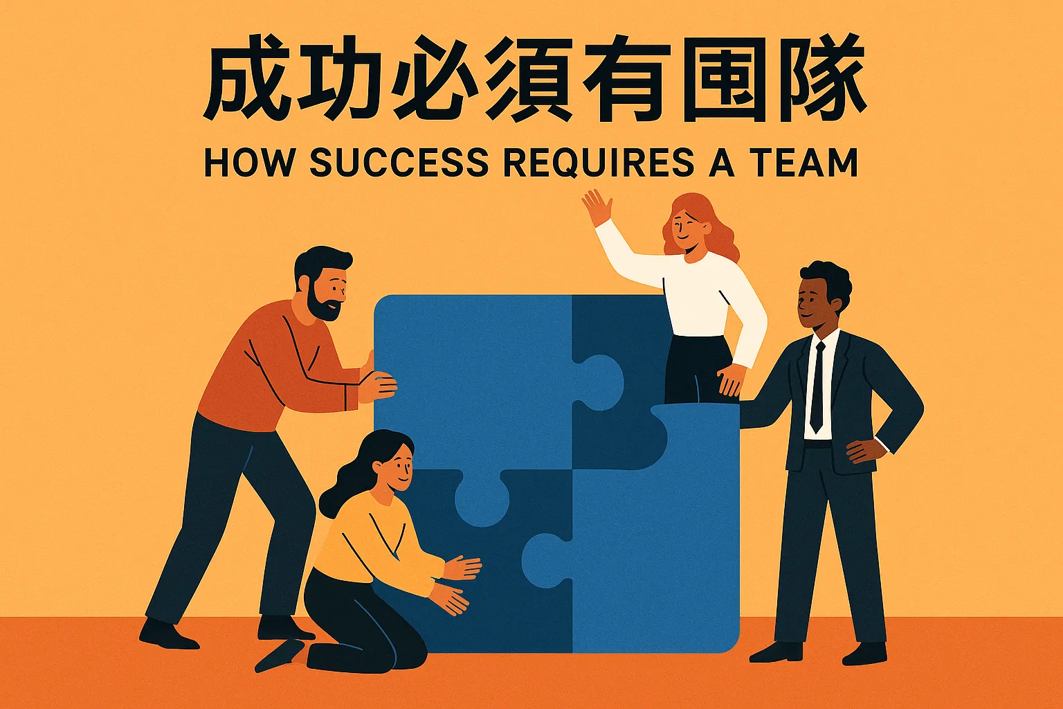 如何成功必须有团队