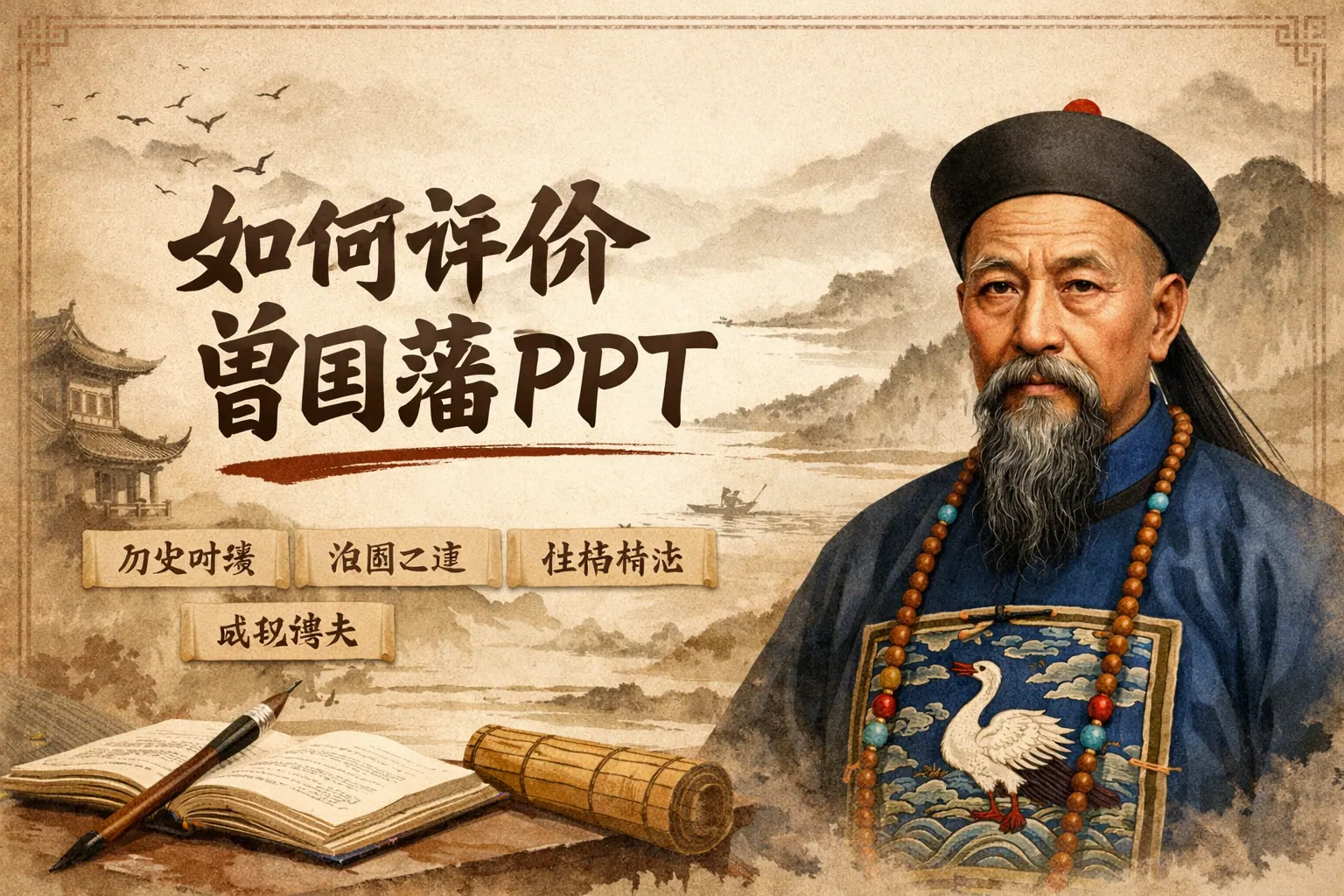 如何评价曾国藩ppt