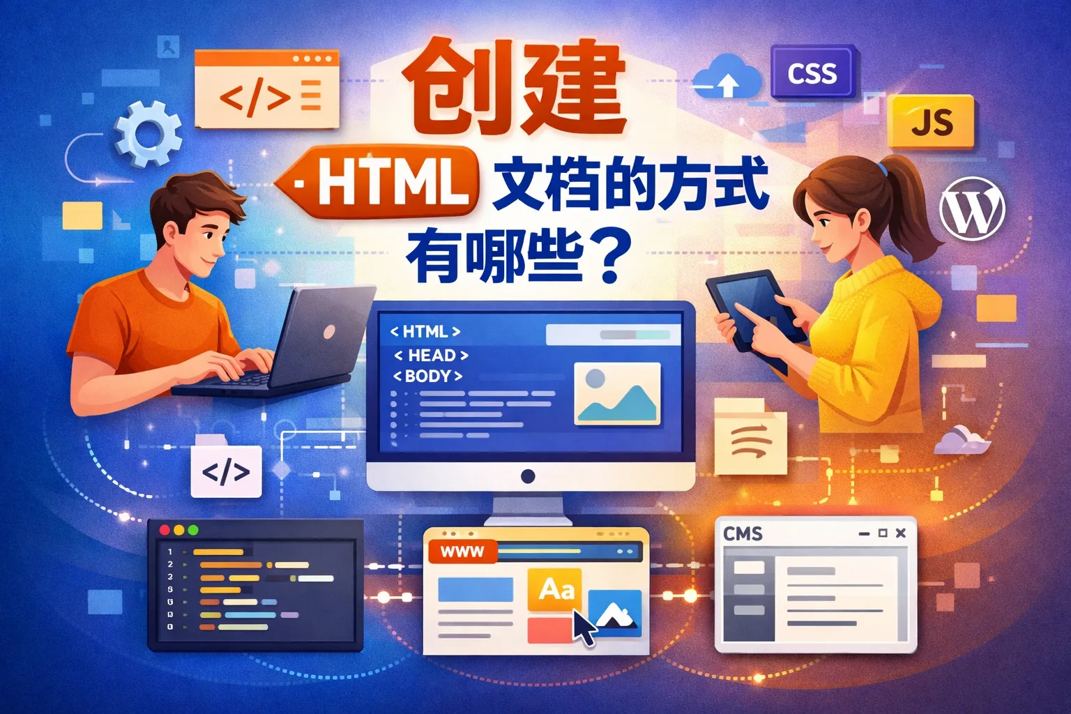 创建html文档的方式有哪些