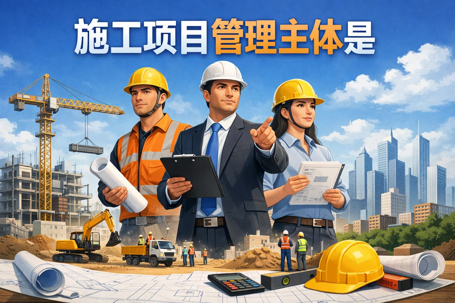 施工项目管理主体是