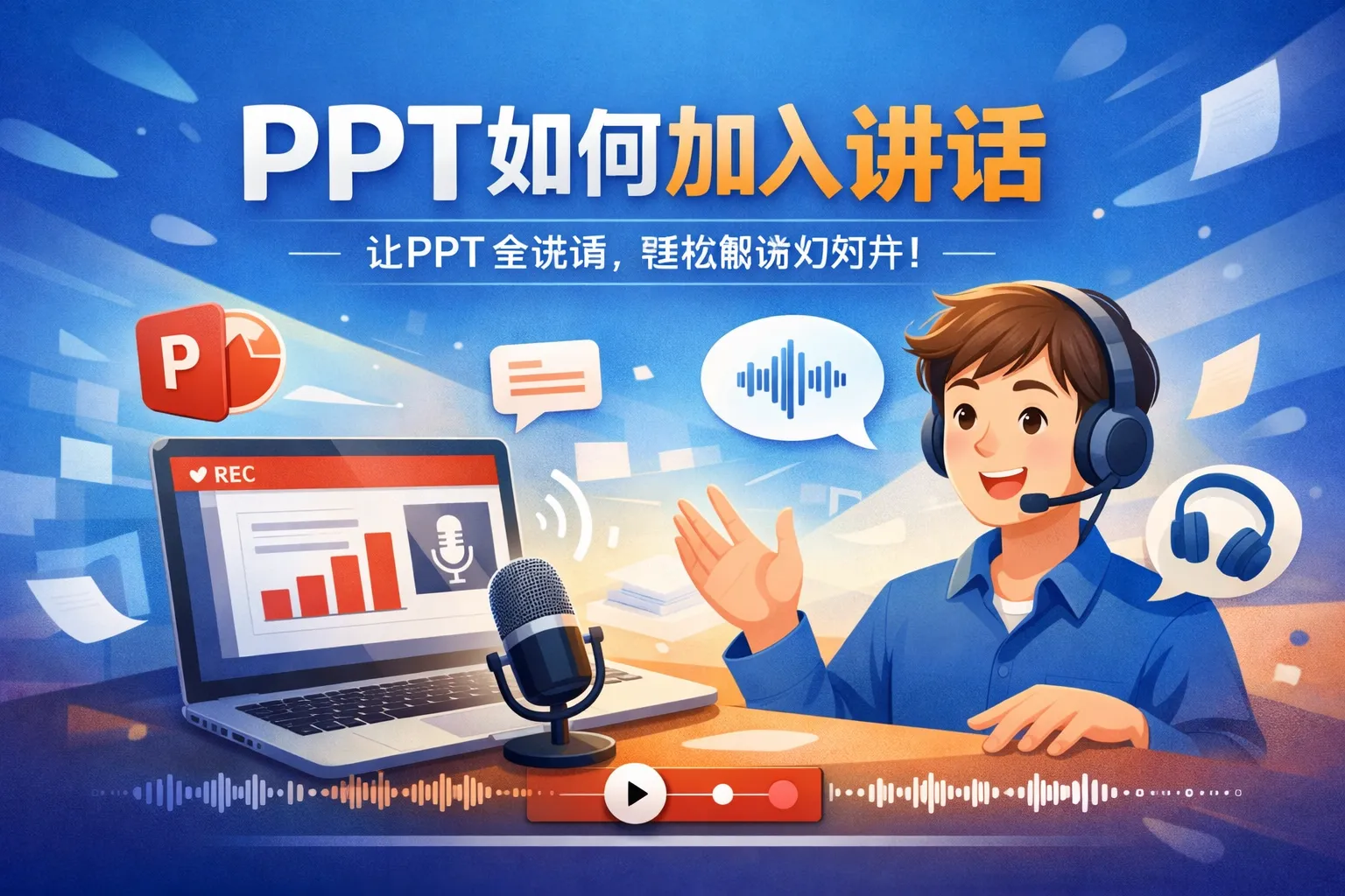 PpT如何加入讲话